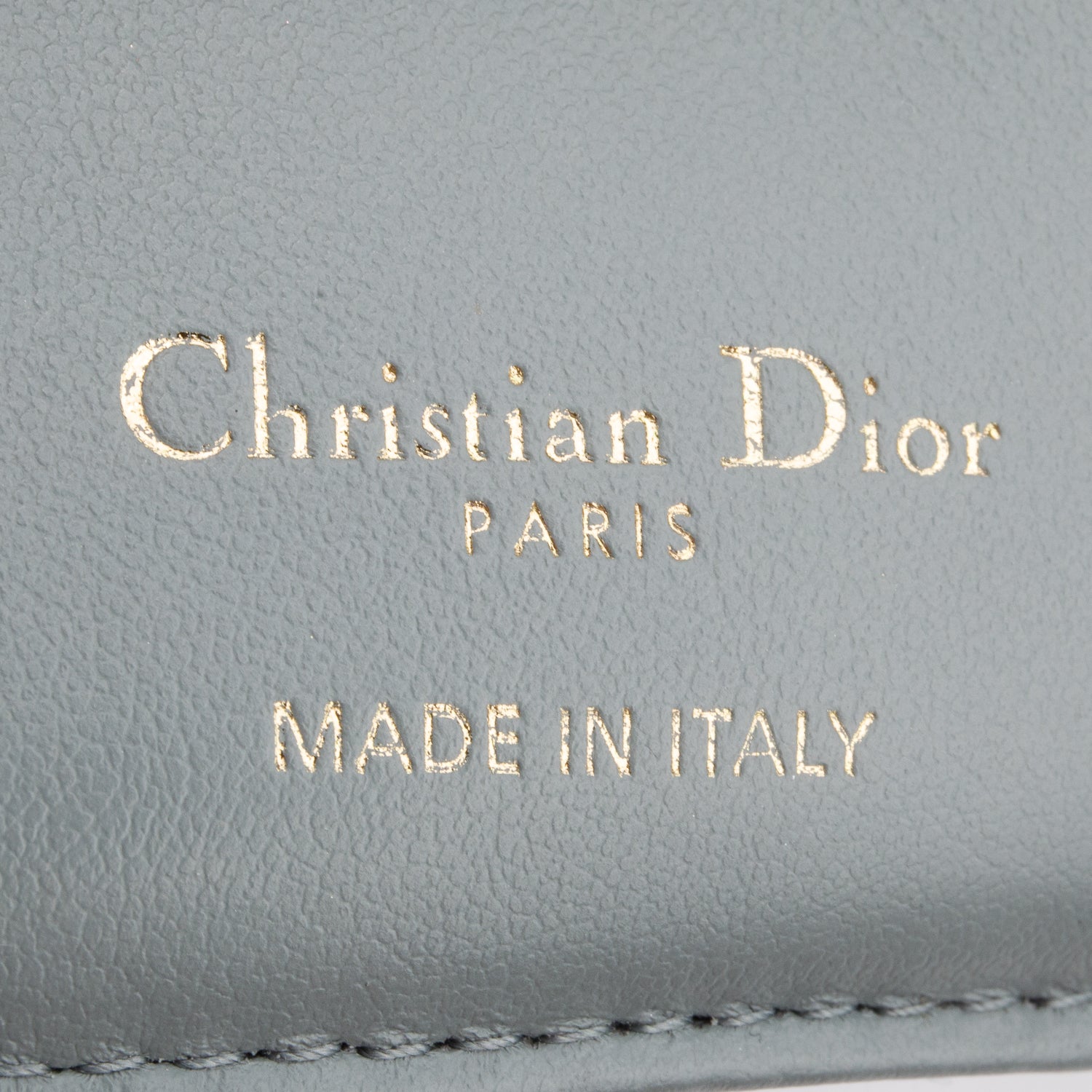 Christian Dior 2024 Grey Oblique Saddle Bloom Card Holder
