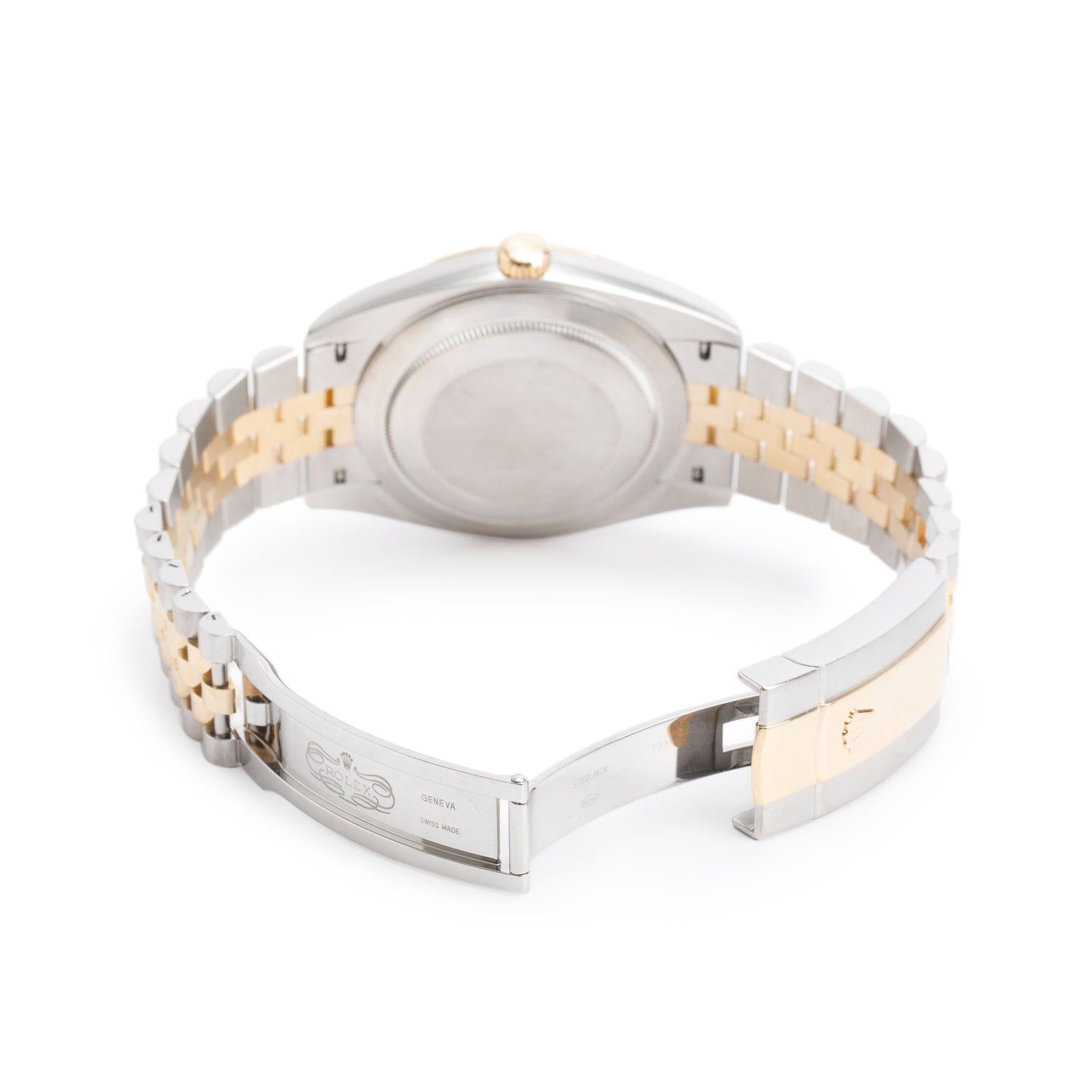 Rolex Stainless Steel & 18k Yellow Gold Datejust 41 MM Automatic Watch 126333 w/ Box