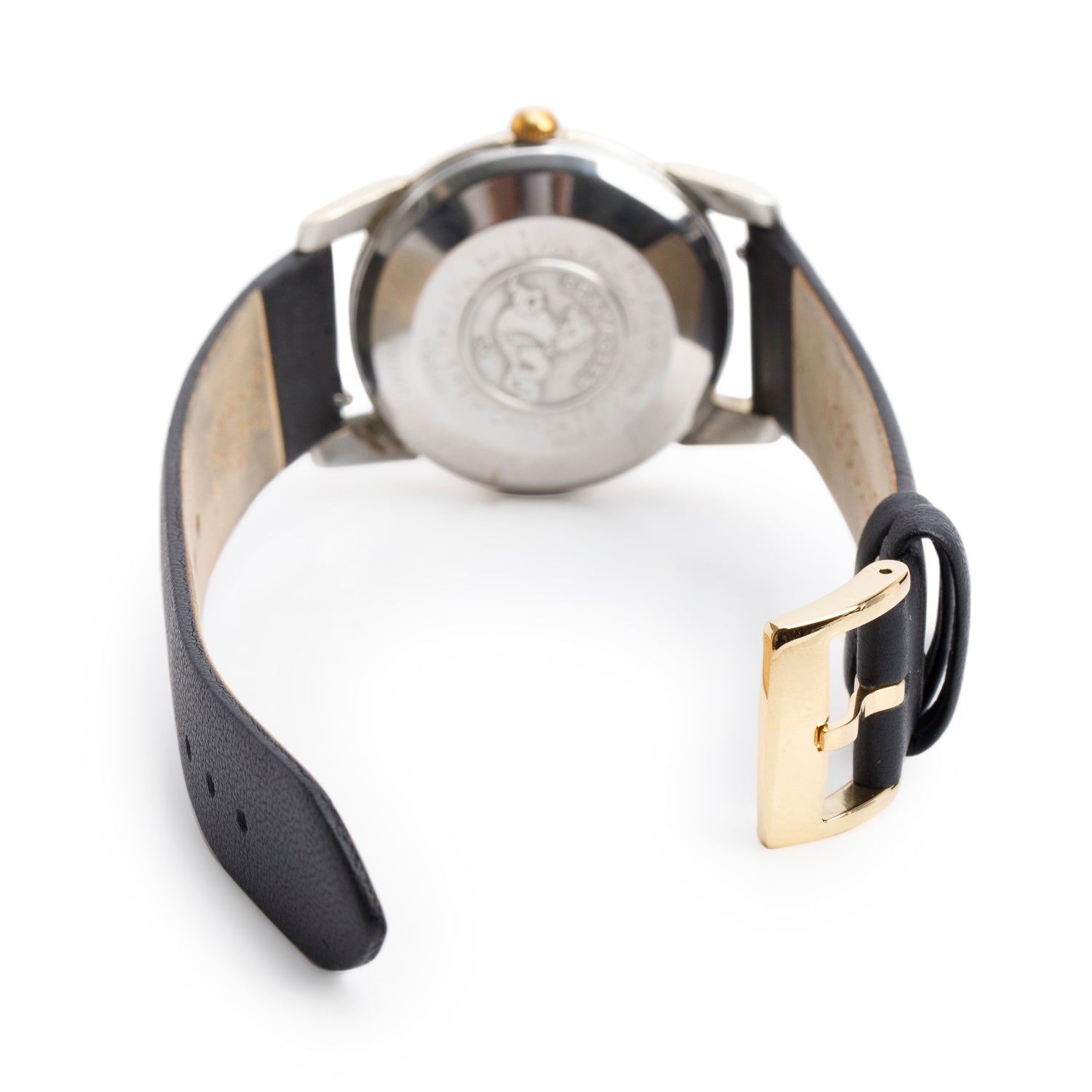 Omega Vintage Gold-Plated Stainless Steel Seamaster 34 MM Automatic Watch