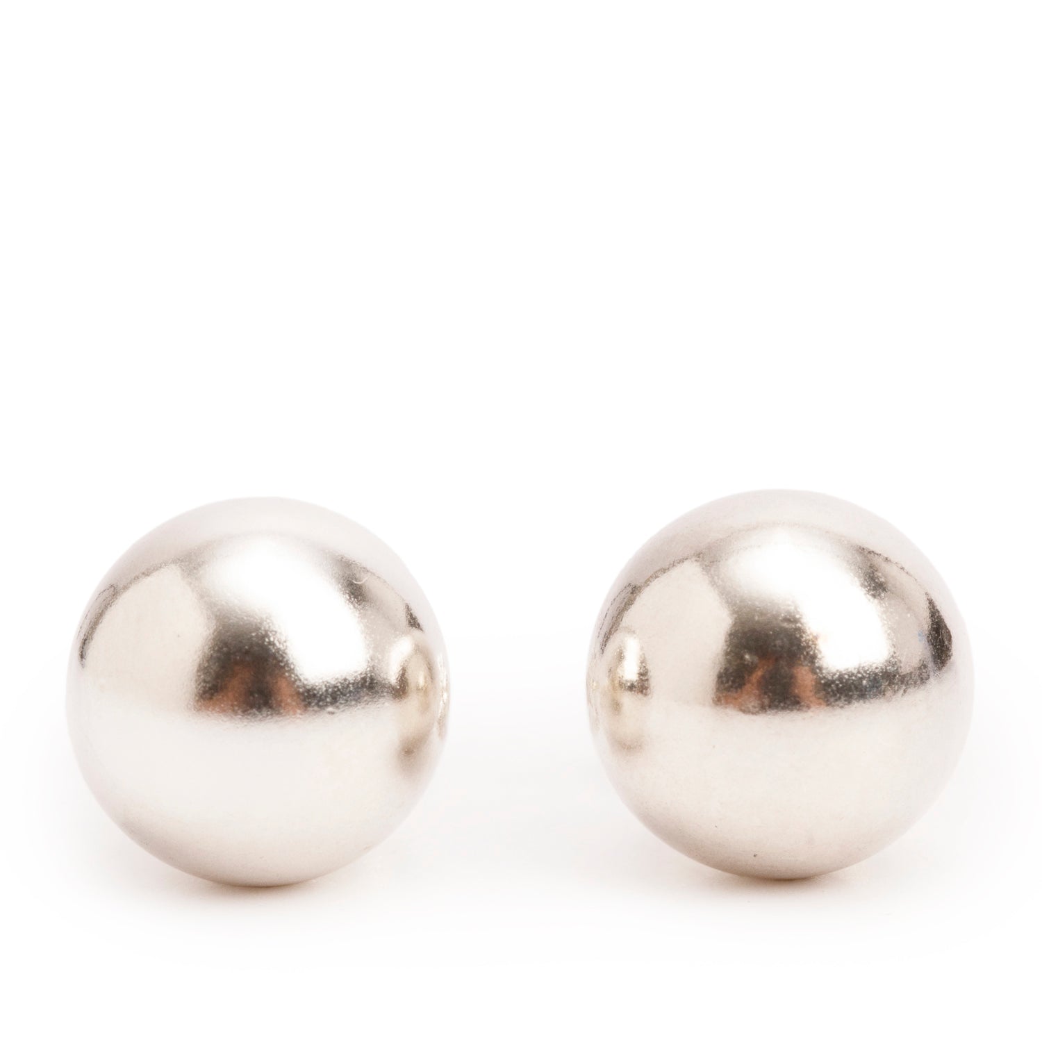 Tiffany & Co. Sterling Silver HardWear 10 MM Ball Earrings