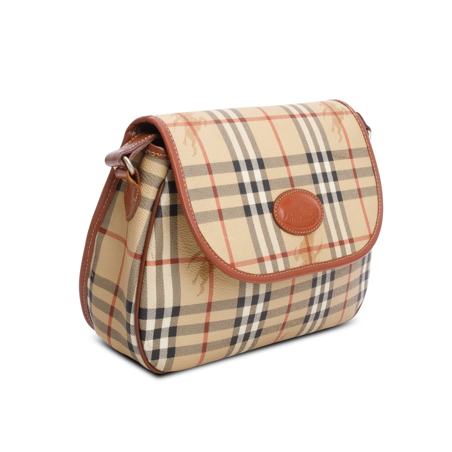 Burberry's Vintage Haymarket Check Crossbody Bag