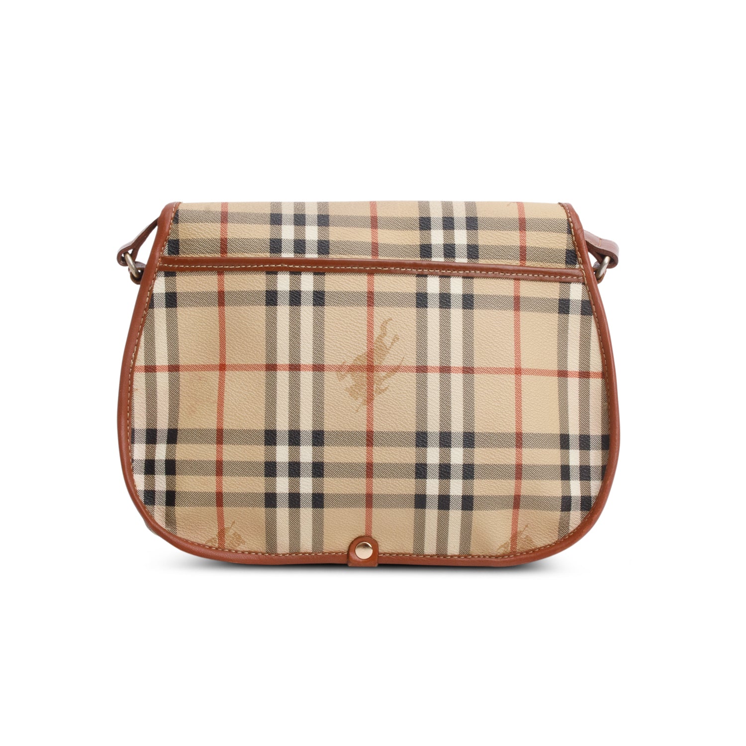 Burberry's Vintage Haymarket Check Crossbody Bag