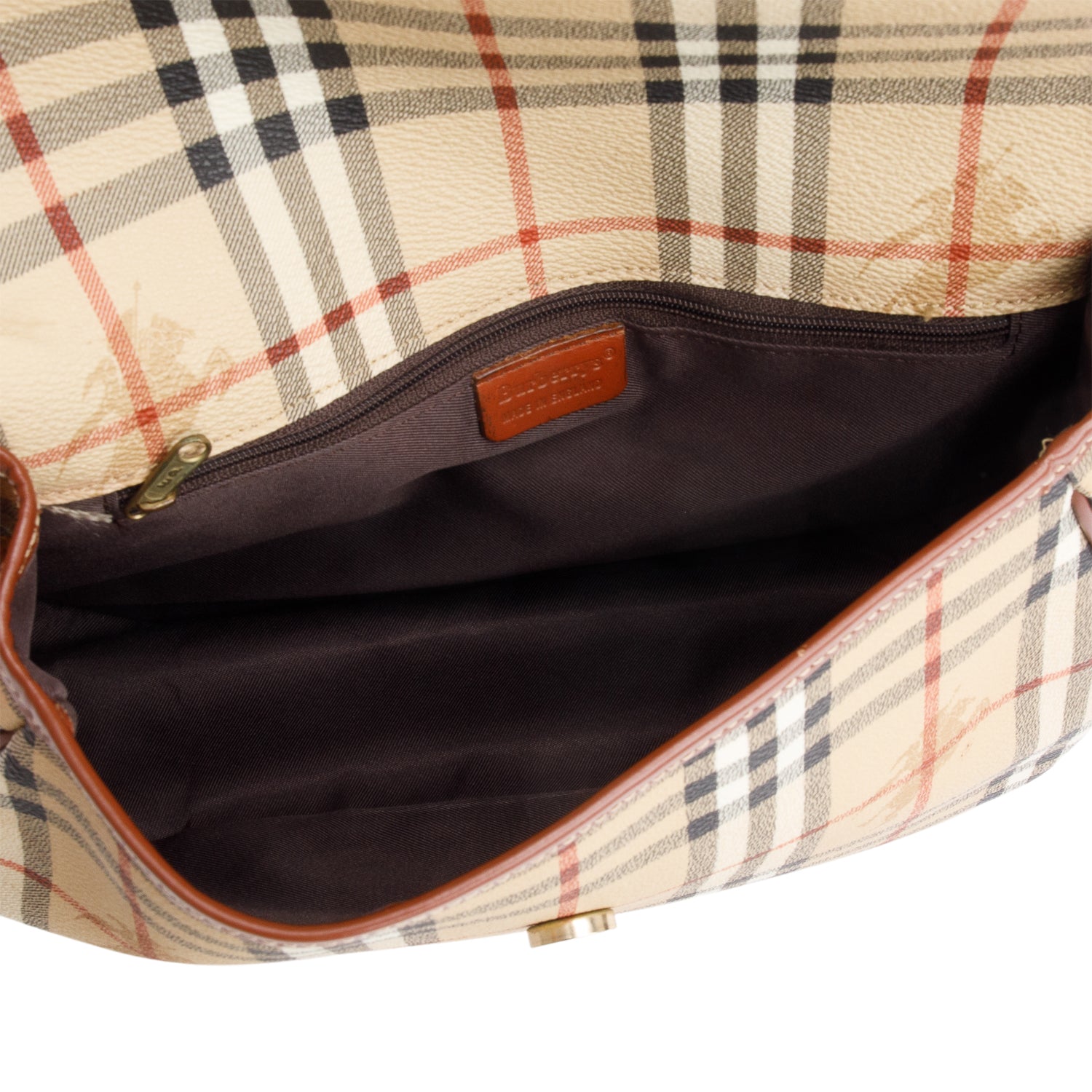 Burberry's Vintage Haymarket Check Crossbody Bag