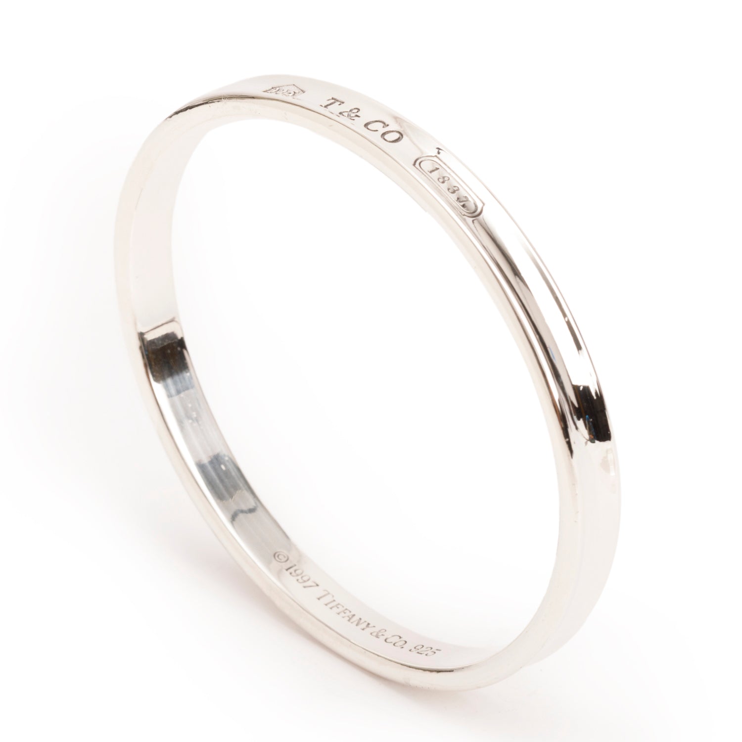 Tiffany & Co. Sterling Silver 1837 Bangle Bracelet