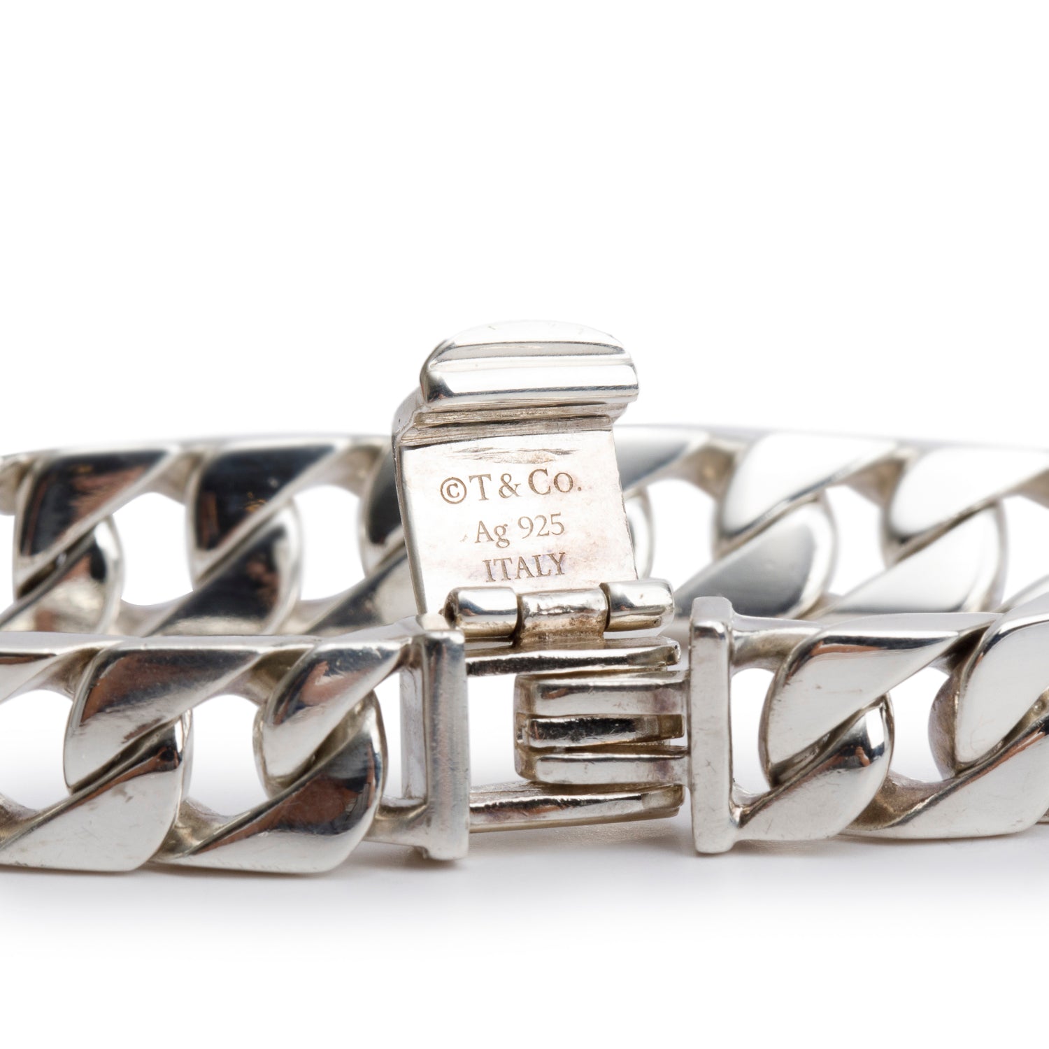 Tiffany & Co. Sterling Silver Curb Link Bracelet