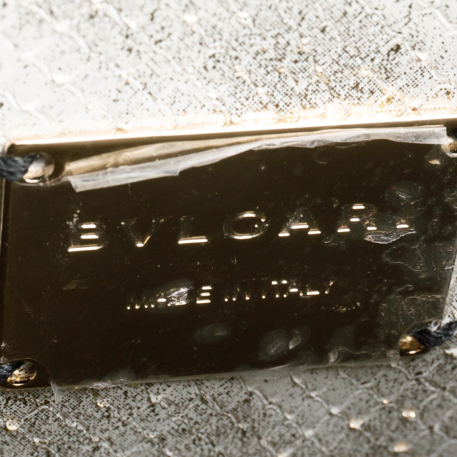 Bvlgari Gold Karung Serpenti Forever Mini Top Handle Bag w/ Strap