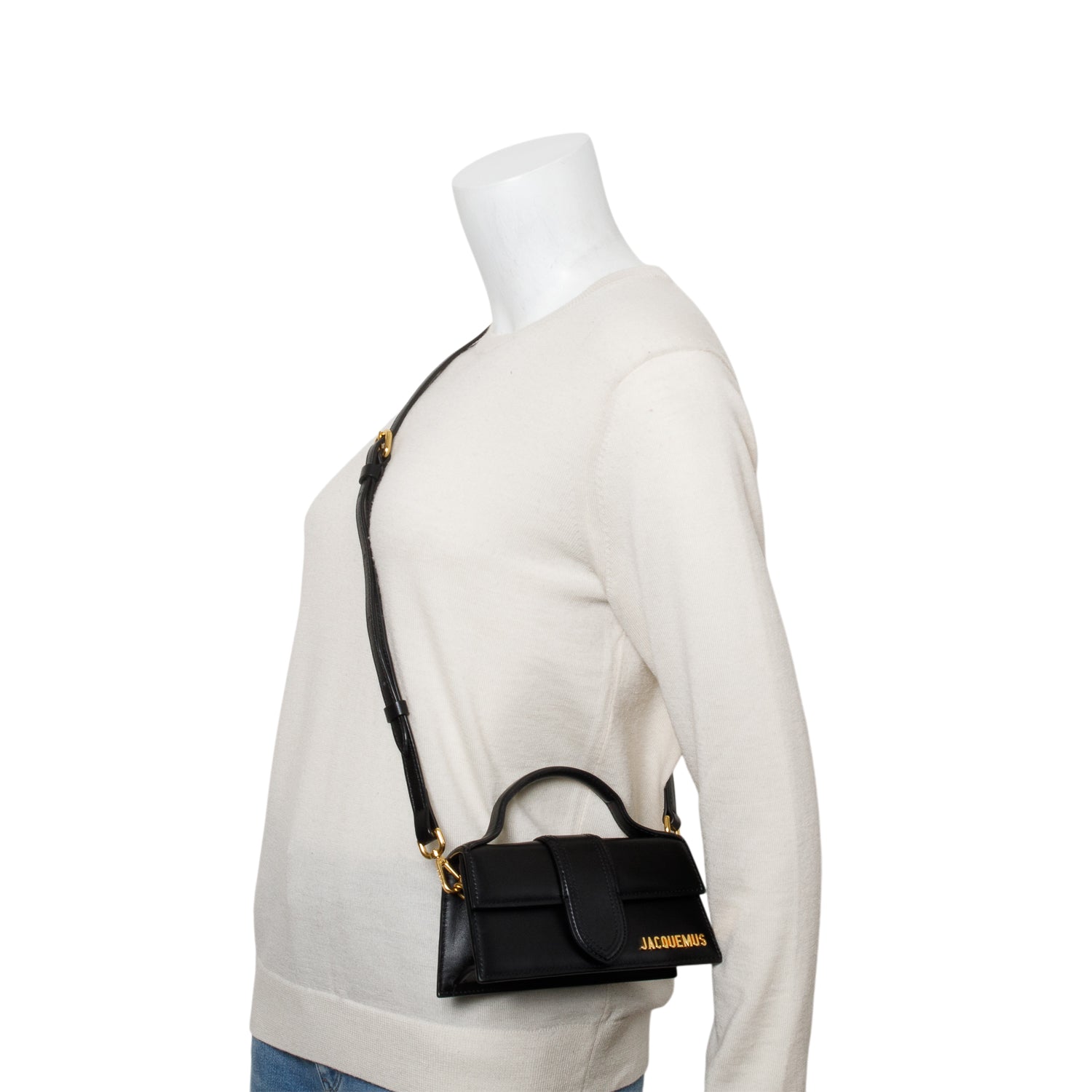 Jacquemus Black Les Classique The Bambino Bag w/ Strap