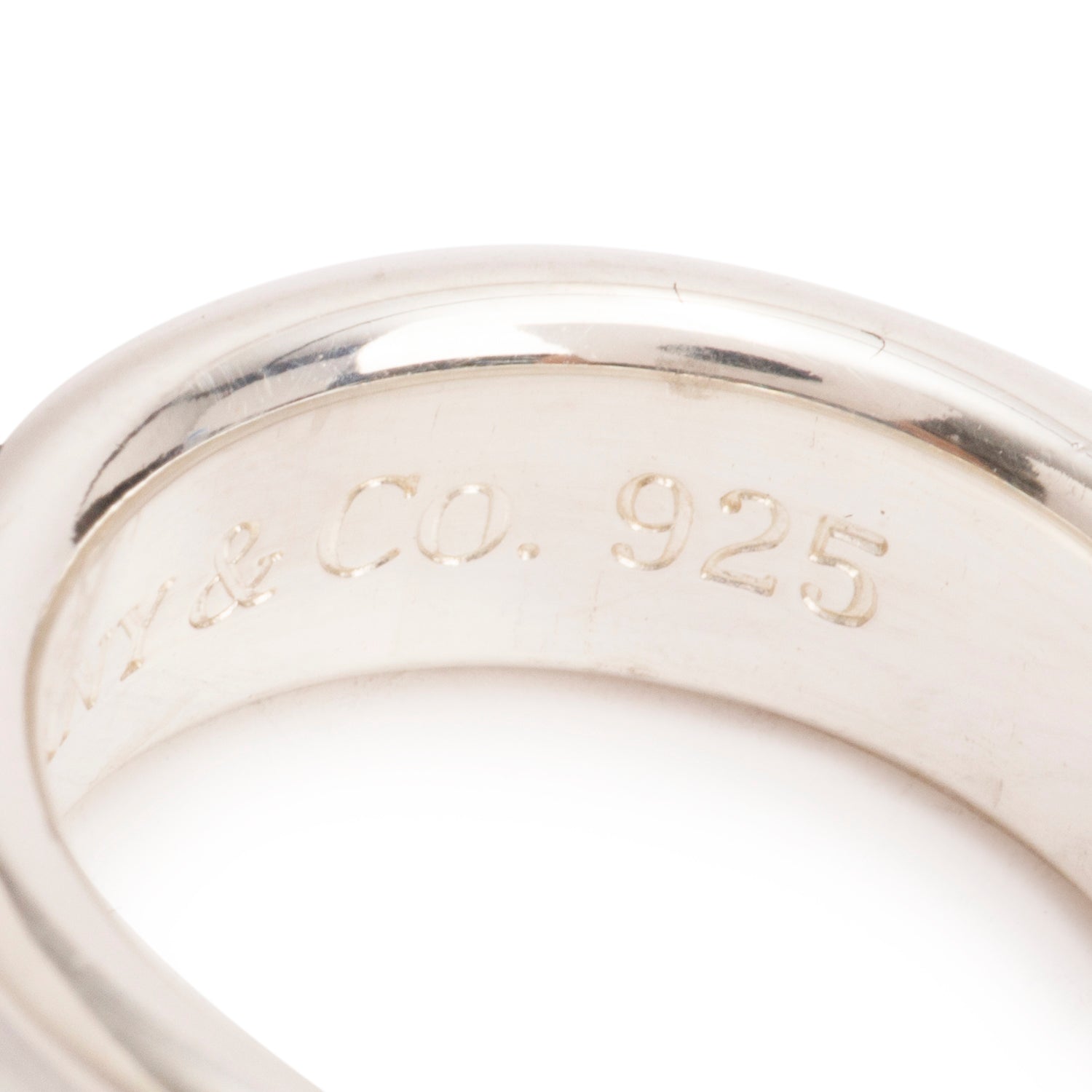 Tiffany & Co. Sterling Silver 1837 Ring, Size 5.75