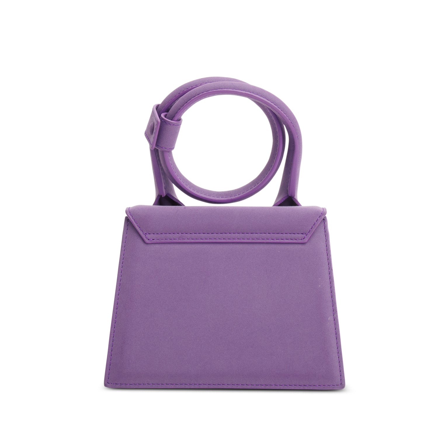 Jacquemus Purple Leather The Knot Chiquito w/ Strap