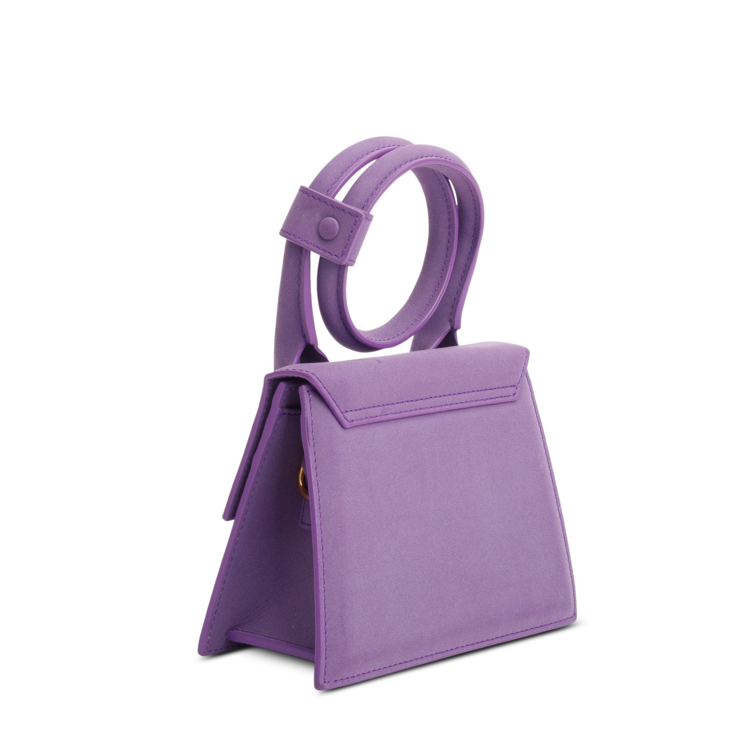 Jacquemus Purple Leather The Knot Chiquito w/ Strap