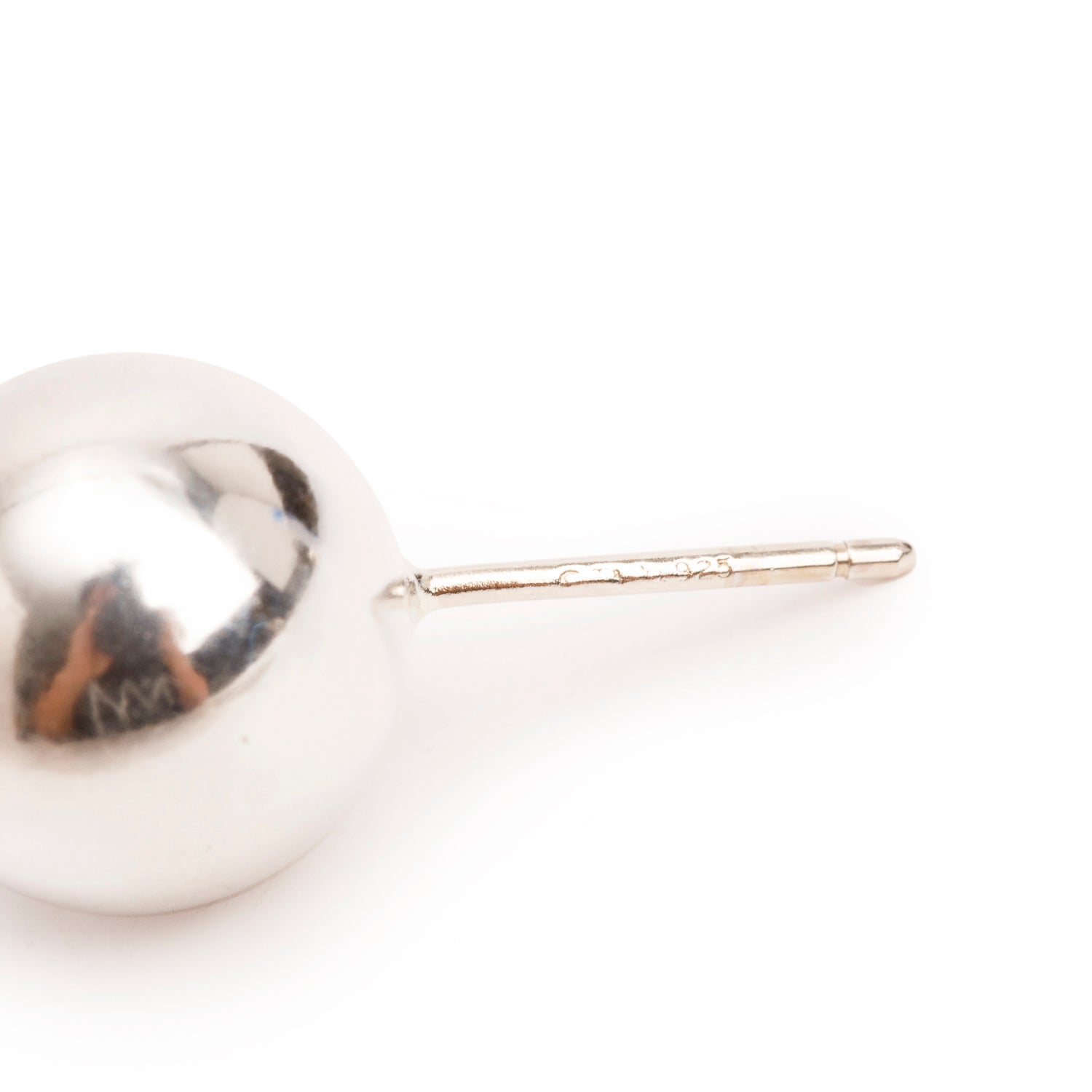 Tiffany & Co. Sterling Silver HardWear 10 MM Ball Earrings