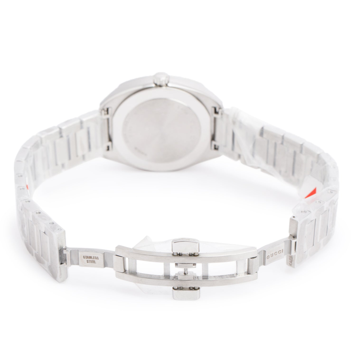 Gucci Stainless Steel GG2570 29 MM Quartz Watch White Diamond Dial