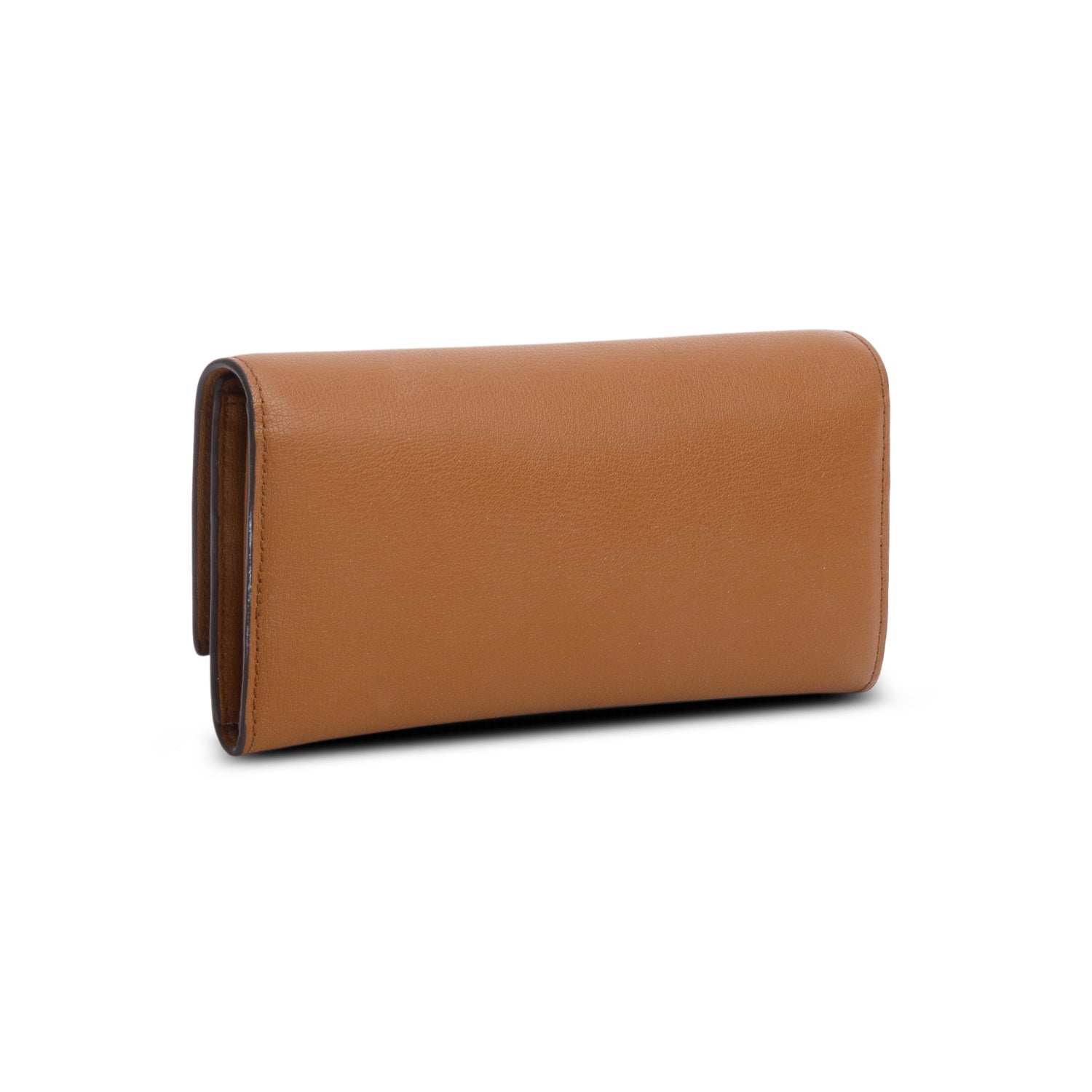 Jimmy Choo Brown Grainy Leather JC Continental Wallet w/ Box