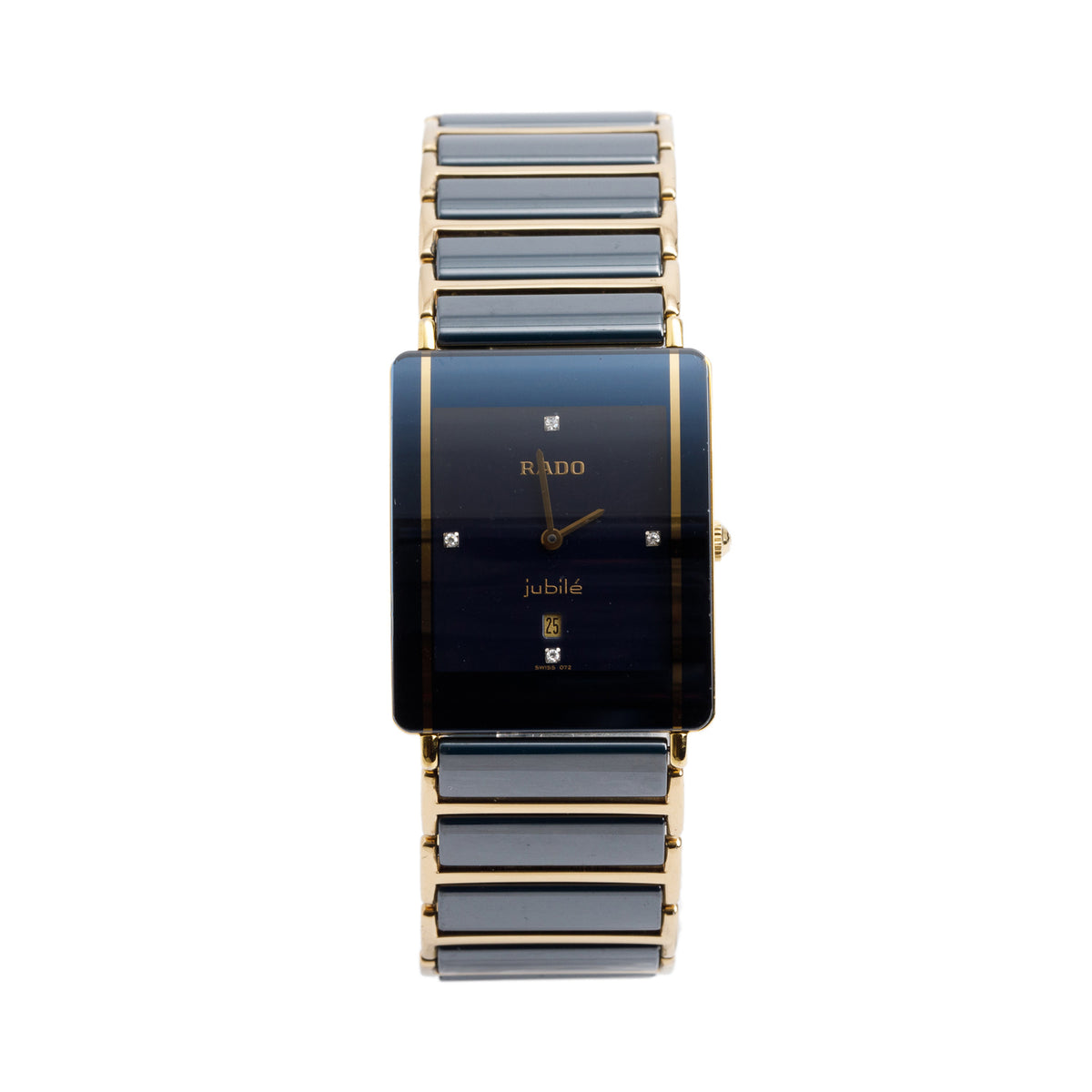 Rado Two-Tone Stainless Steel & Black Ceramic Diastar Jubile