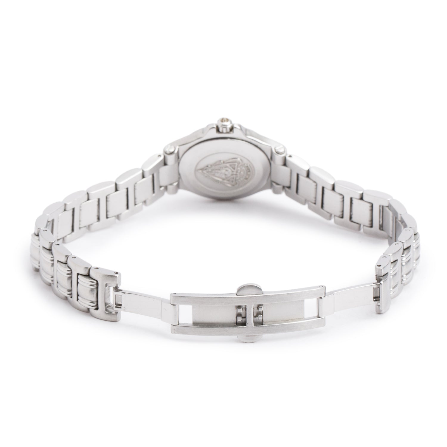 Gucci Vintage Stainless Steel 9040 Series G-Logo 26 MM Quartz Watch Silver Dial