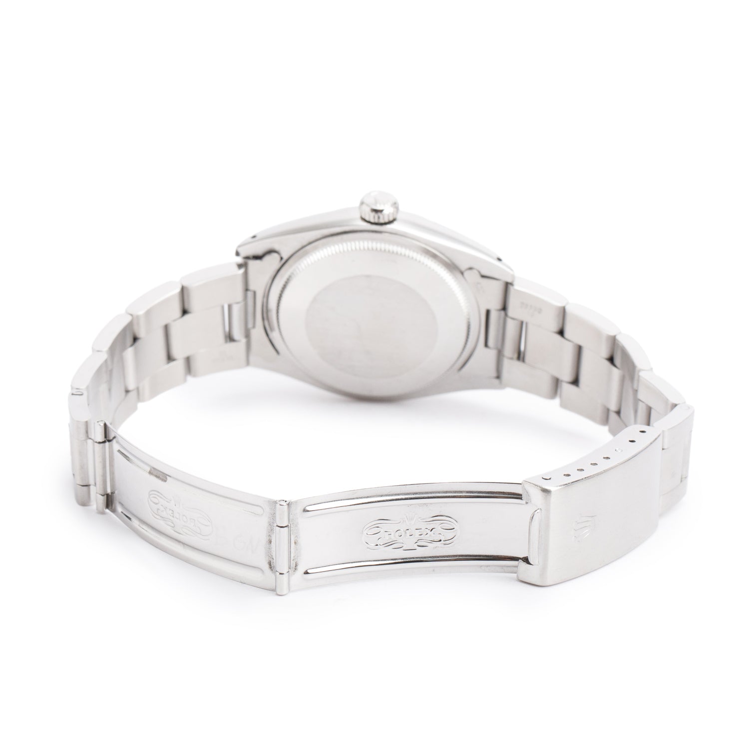 Rolex Stainless Steel Oyster Perpetual Date 34 MM Watch Silver Dial 1500