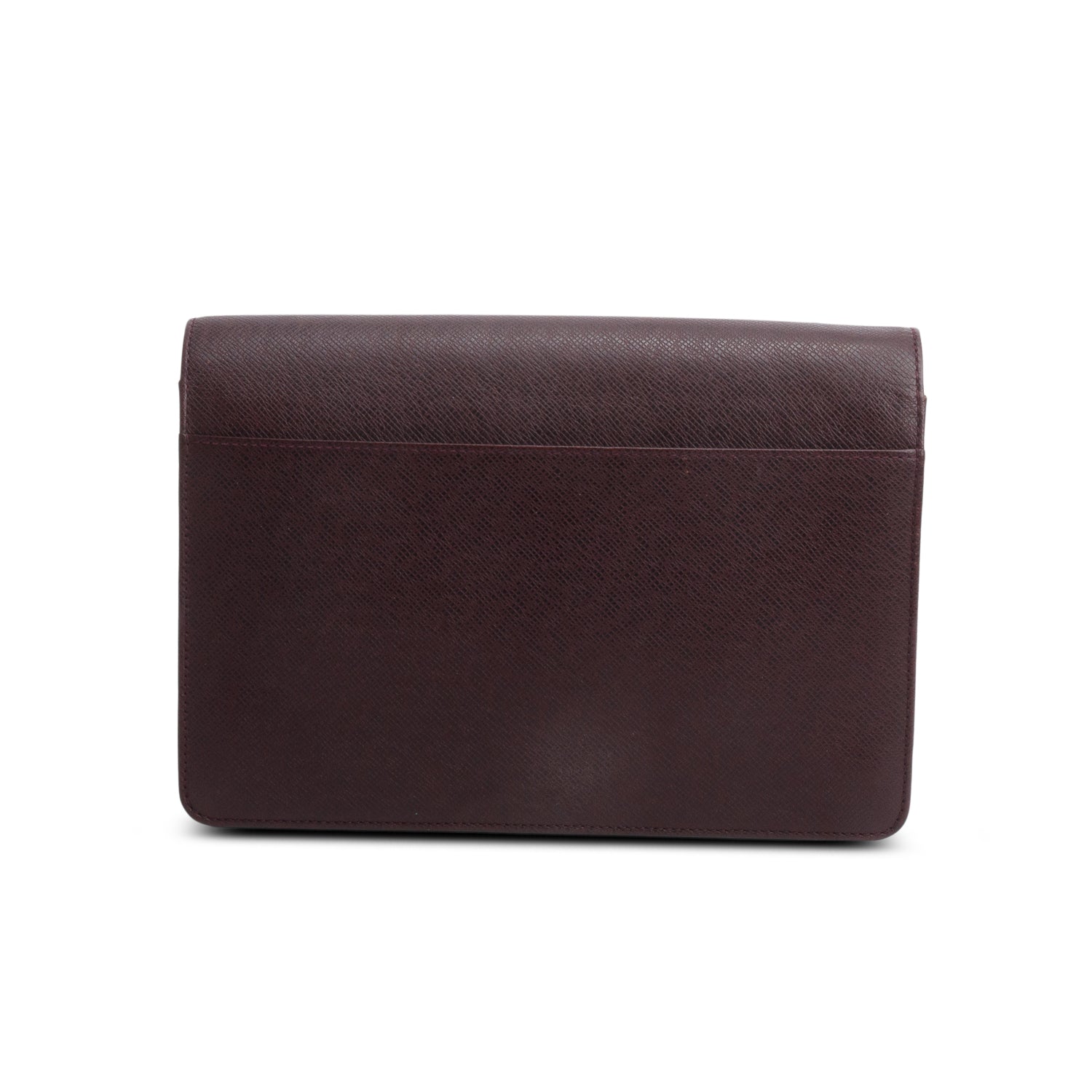 Louis Vuitton Brown Taiga Leather Pochette Kourad Clutch