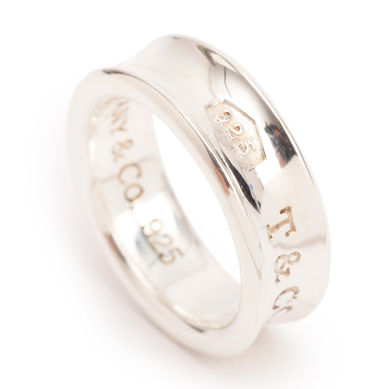 Tiffany & Co. Sterling Silver 1837 Ring, Size 6.5