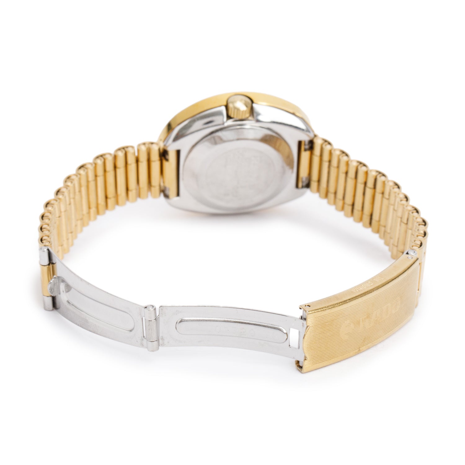 Rado Gold-Plated Stainless Steel Original DiaStar Quartz Watch Crystal Dial
