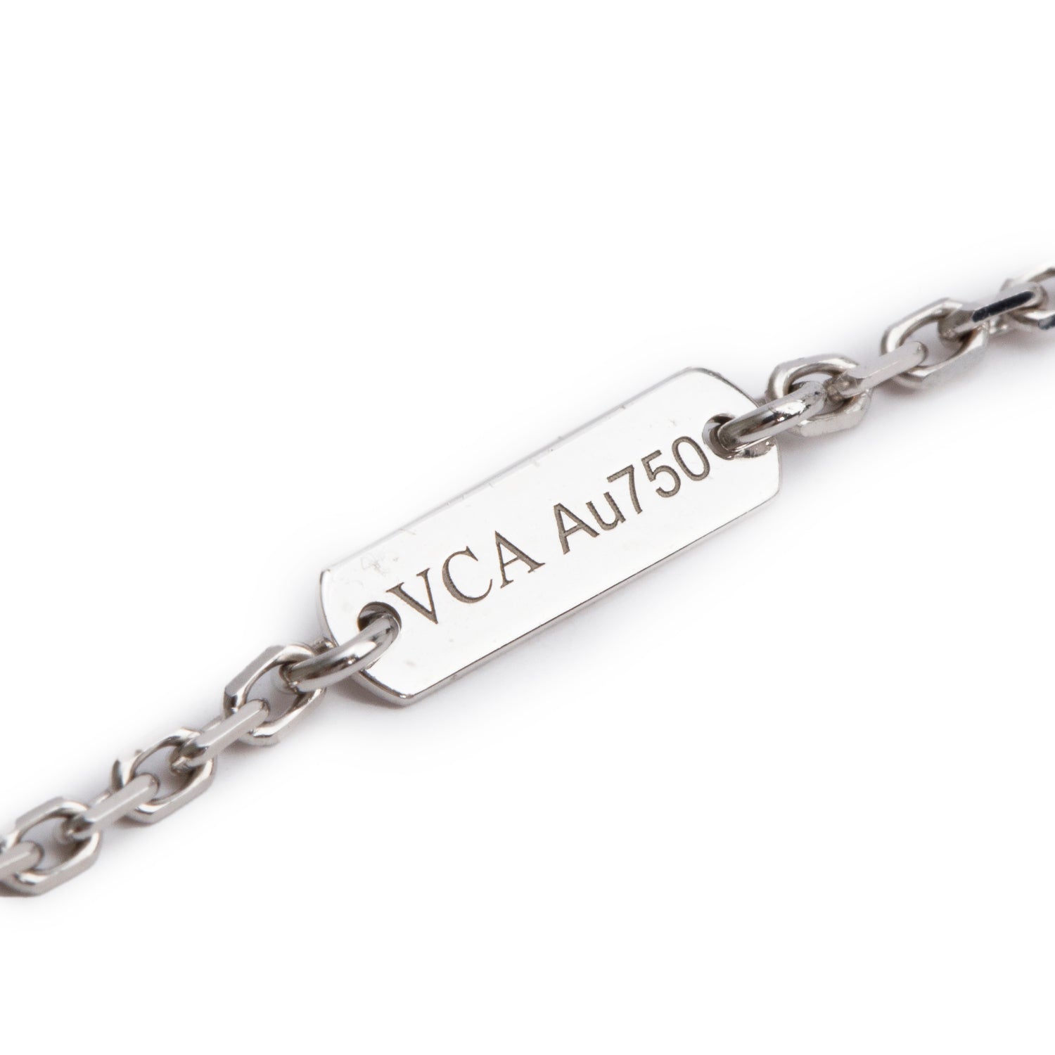 Van Cleef & Arpels 18k White Gold Diamond Frivole Pendant Necklace, Small Model w/ Box & Certificate