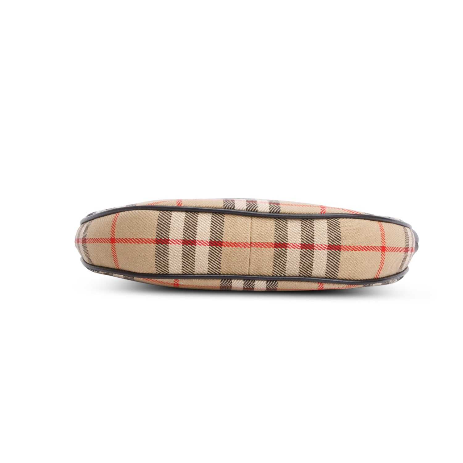 Burberry Beige Vintage Check Calfskin Olympia Slim Pouch