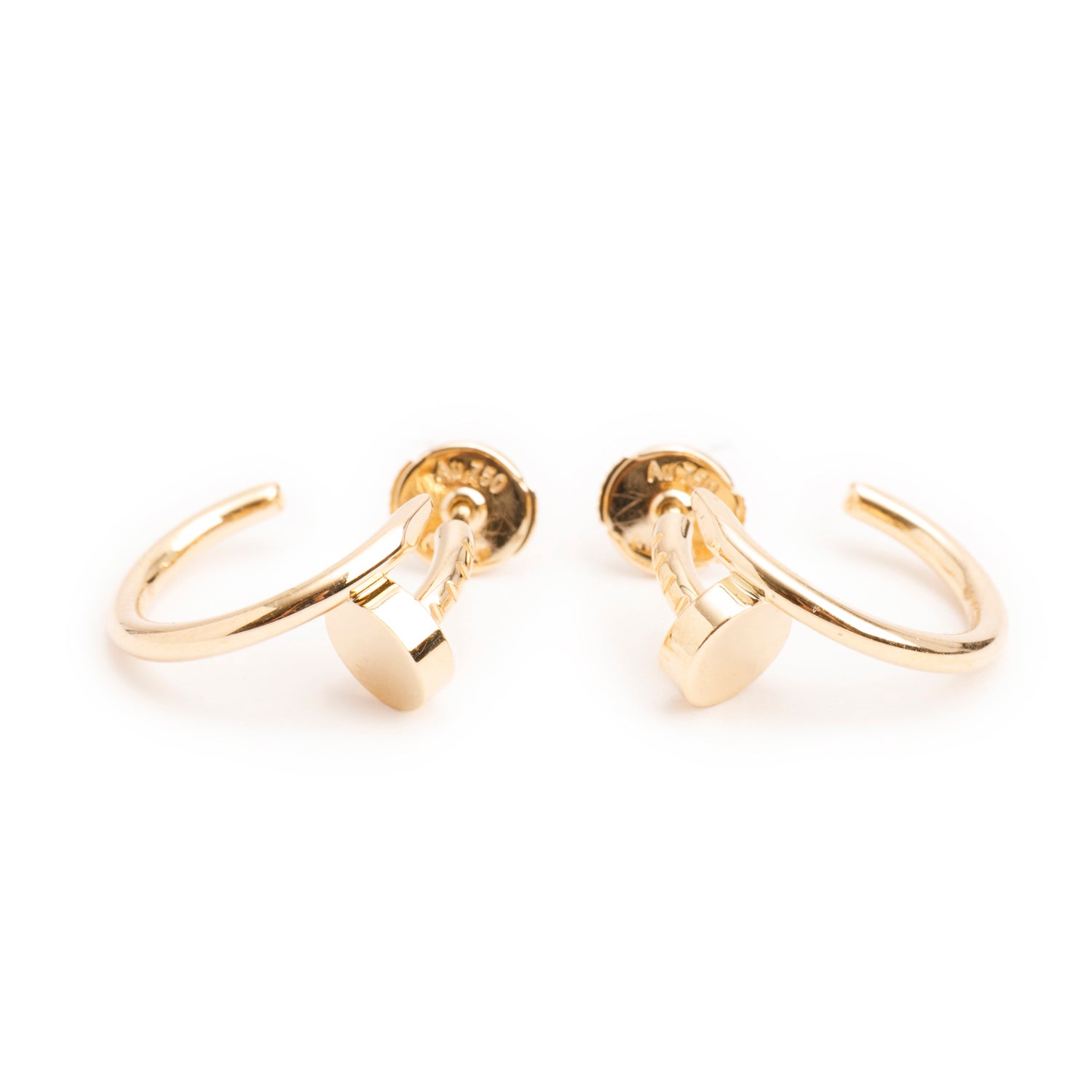 Cartier 18k Yellow Gold Juste un Clou Hoop Earrings, Small Model