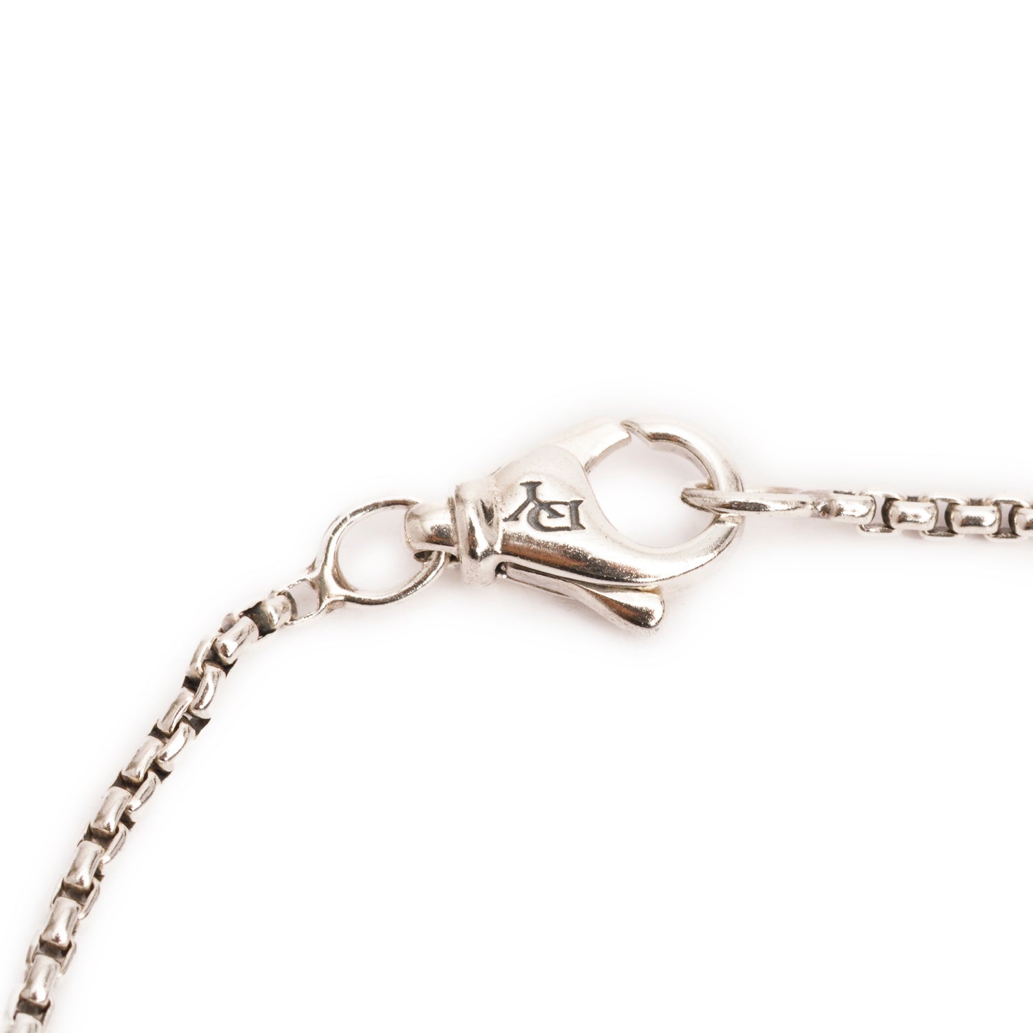 David Yurman Sterling Silver Onyx Infinity Pendant Necklace