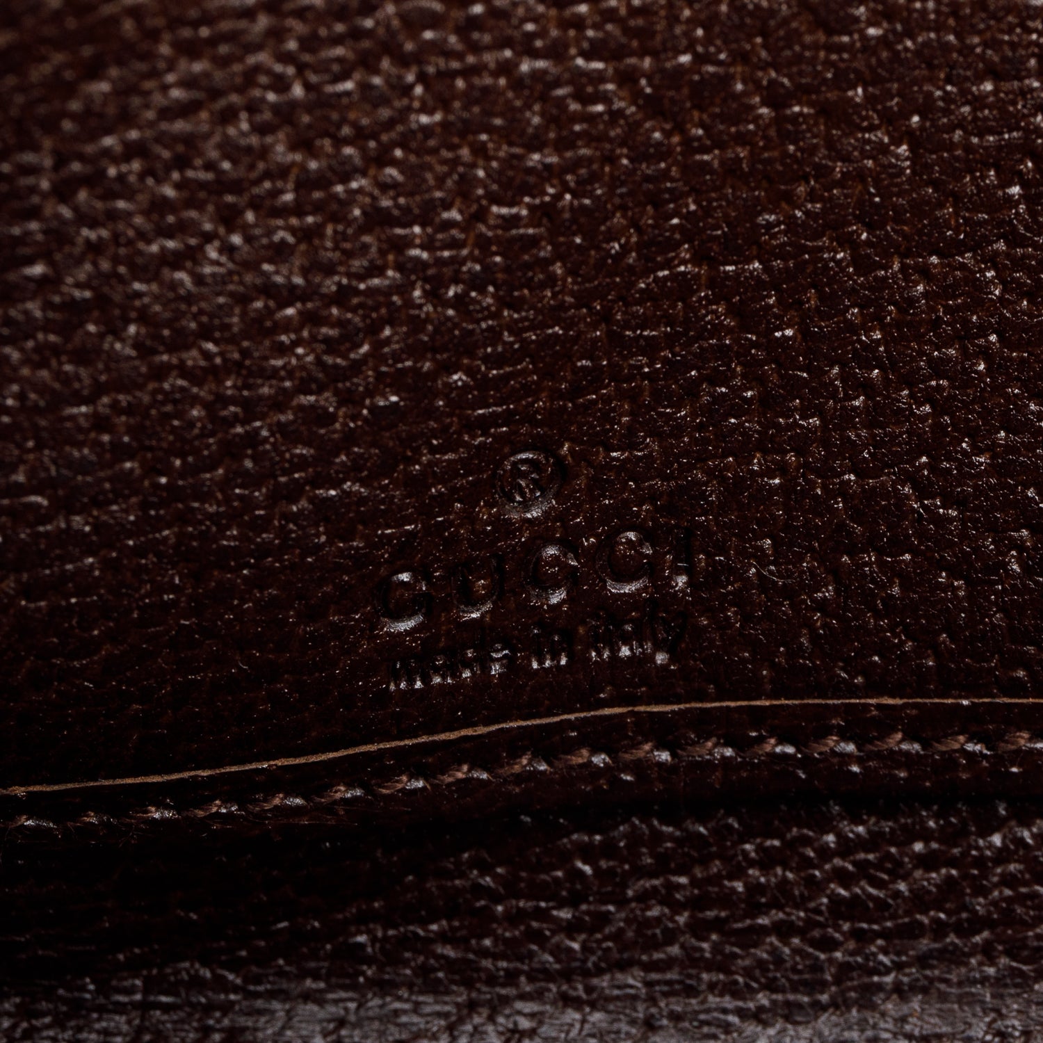 Gucci Monogram Dollar Calfskin Zip Around Wallet w/ Box