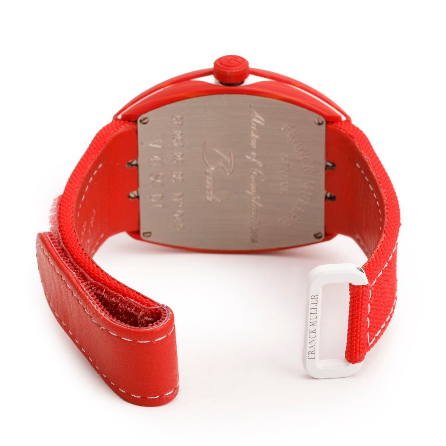 Franck Muller 2025 Red Composite Vanguard Beach 41 MM Automatic Watch w/ Box & Papers