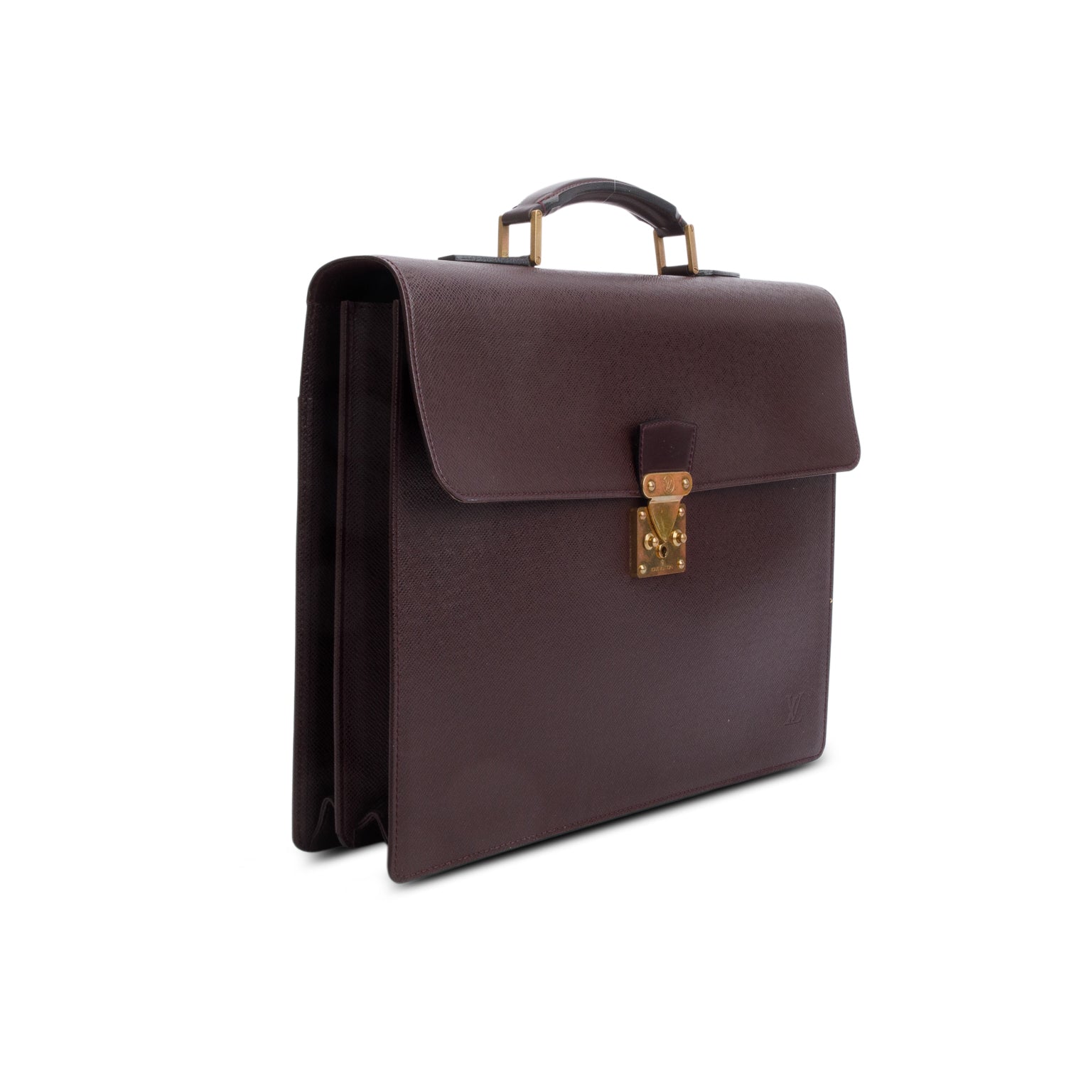 Louis Vuitton Brown Taiga Leather Moskova Briefcase