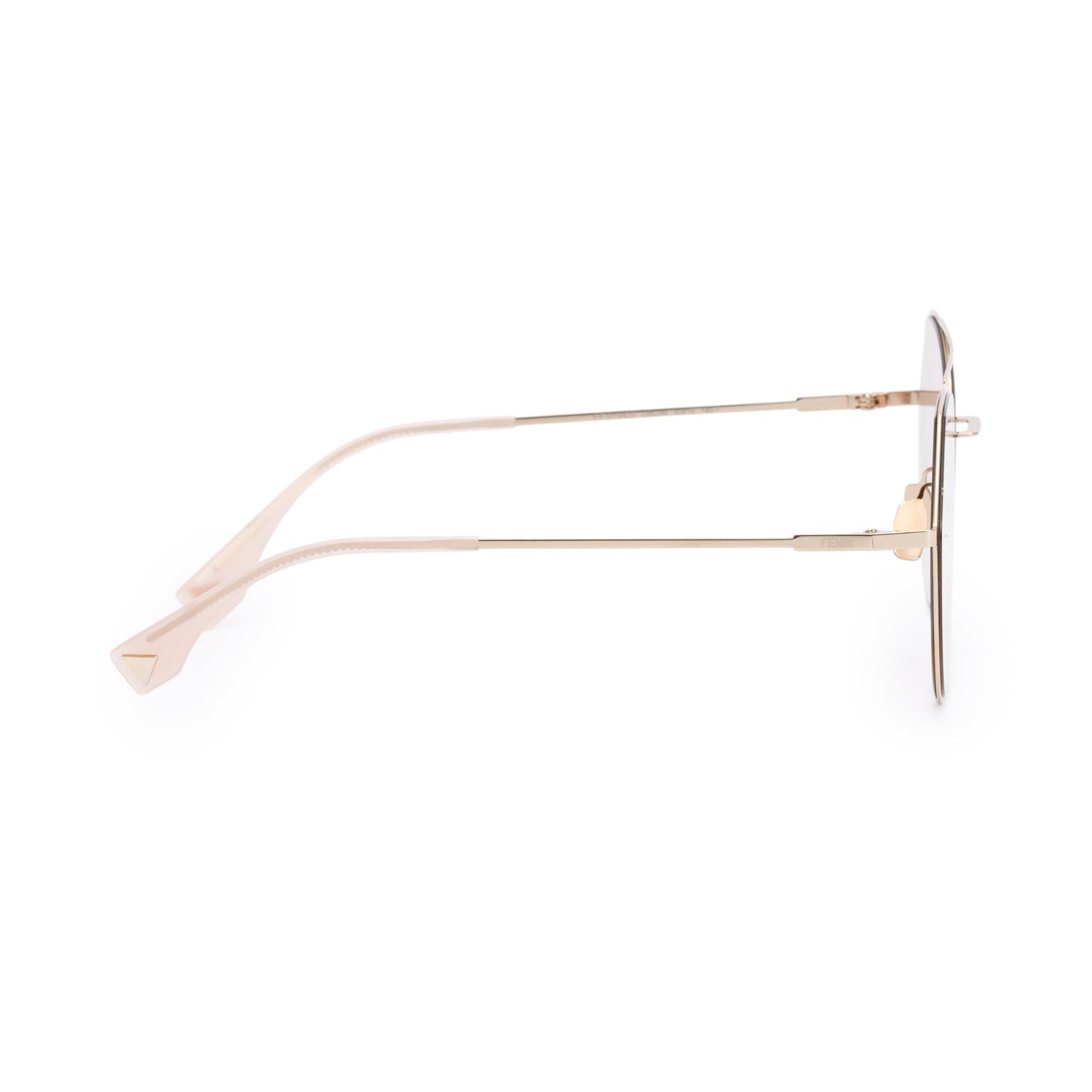 Fendi FF0194 Pink Gradient Geometric Sunglasses w/ Case & Authenticity Card