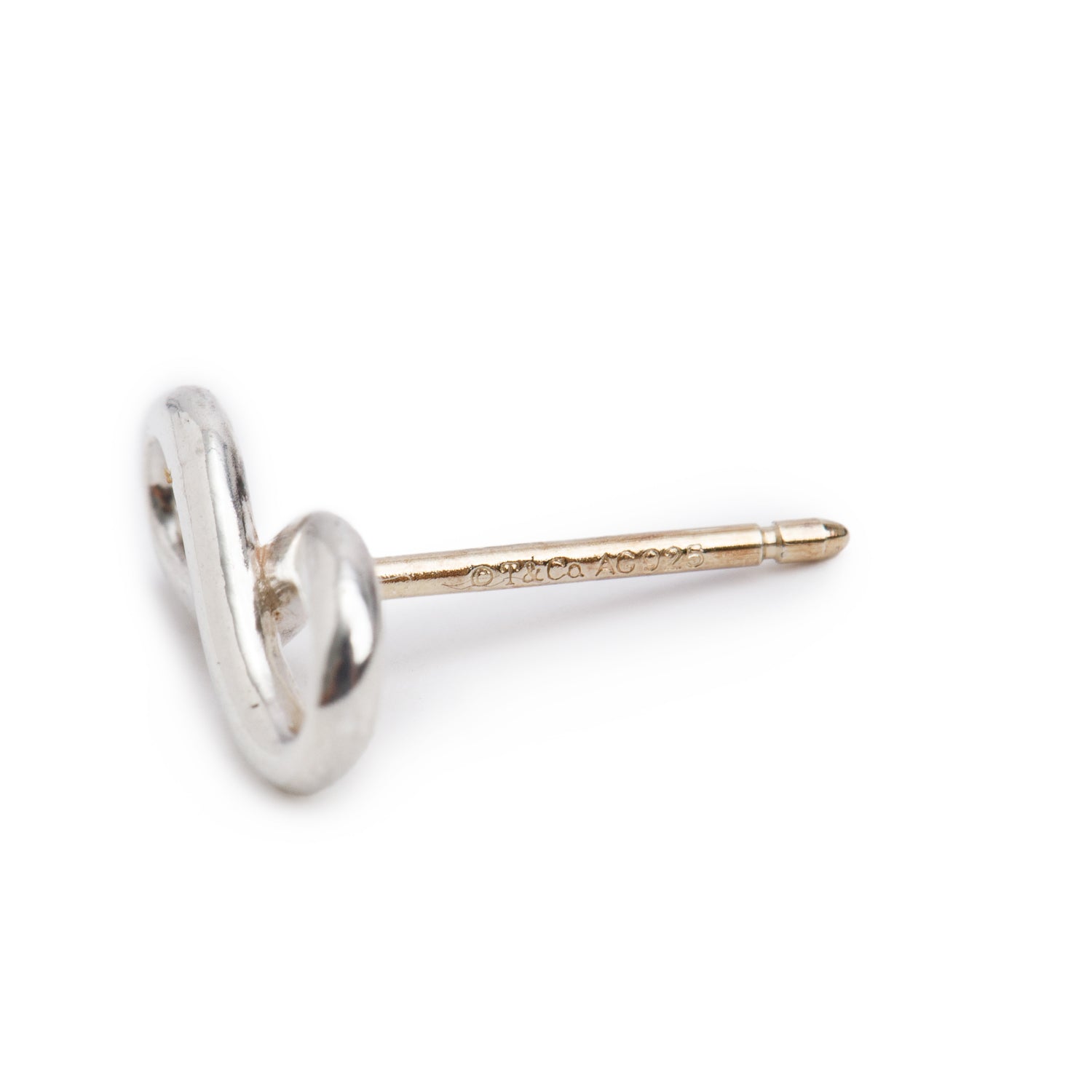 Tiffany & Co. Sterling Silver Mini Infinity Earrings