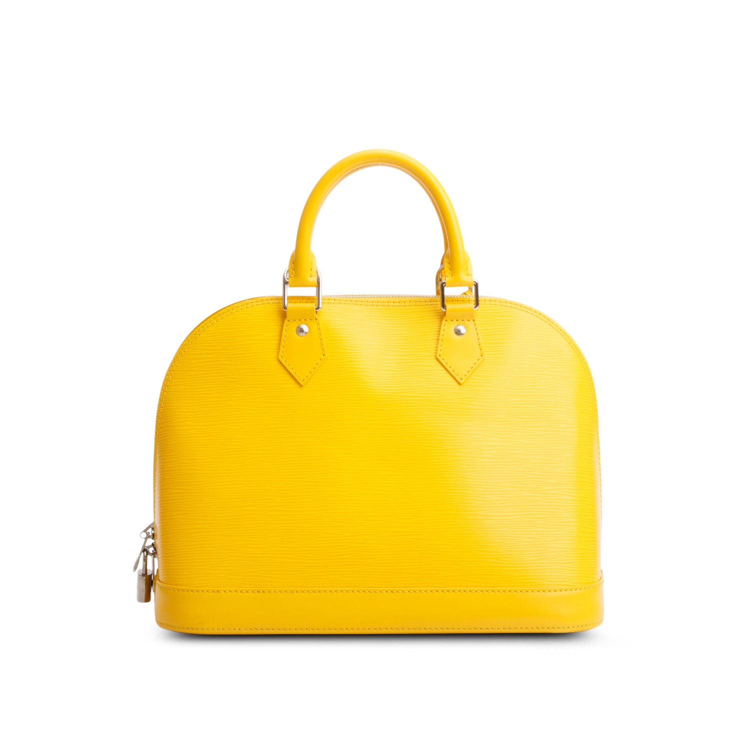 Louis Vuitton Yellow Epi Leather Alma PM