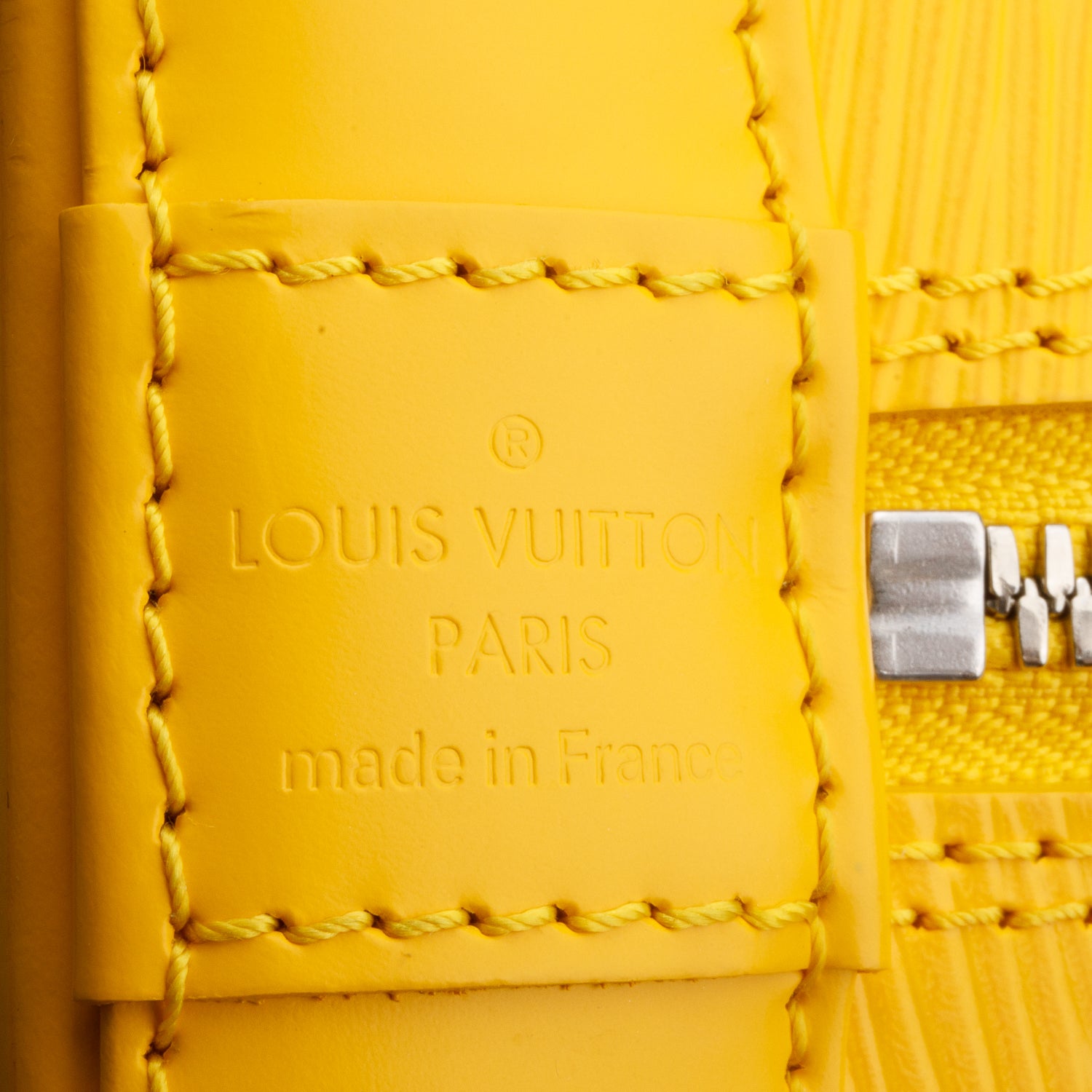 Louis Vuitton Yellow Epi Leather Alma PM