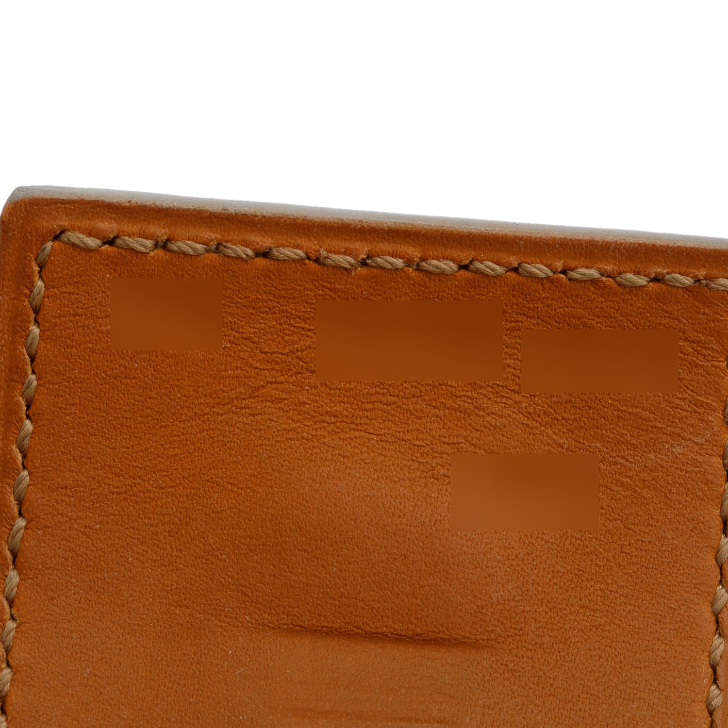 Hermes Palladium-Plated White Box Calfskin Leather Collier de Chien Bracelet, Size T2 w/ Box