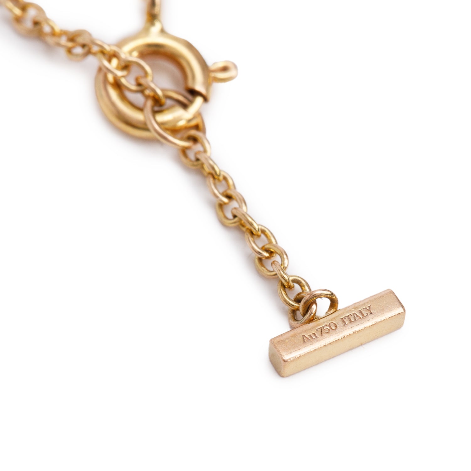 Tiffany & Co. 2023 18k Yellow Gold T Smile Bracelet w/ Box & Receipt