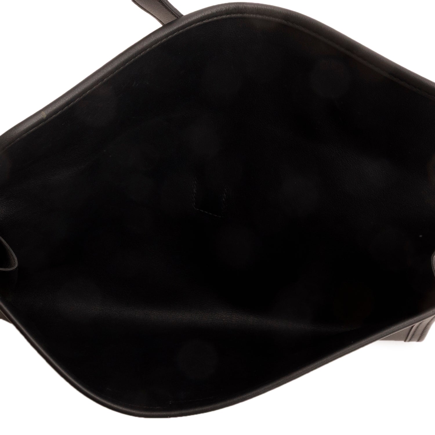 Hermes Black Noir Swift Leather Jige Elan 29 Clutch