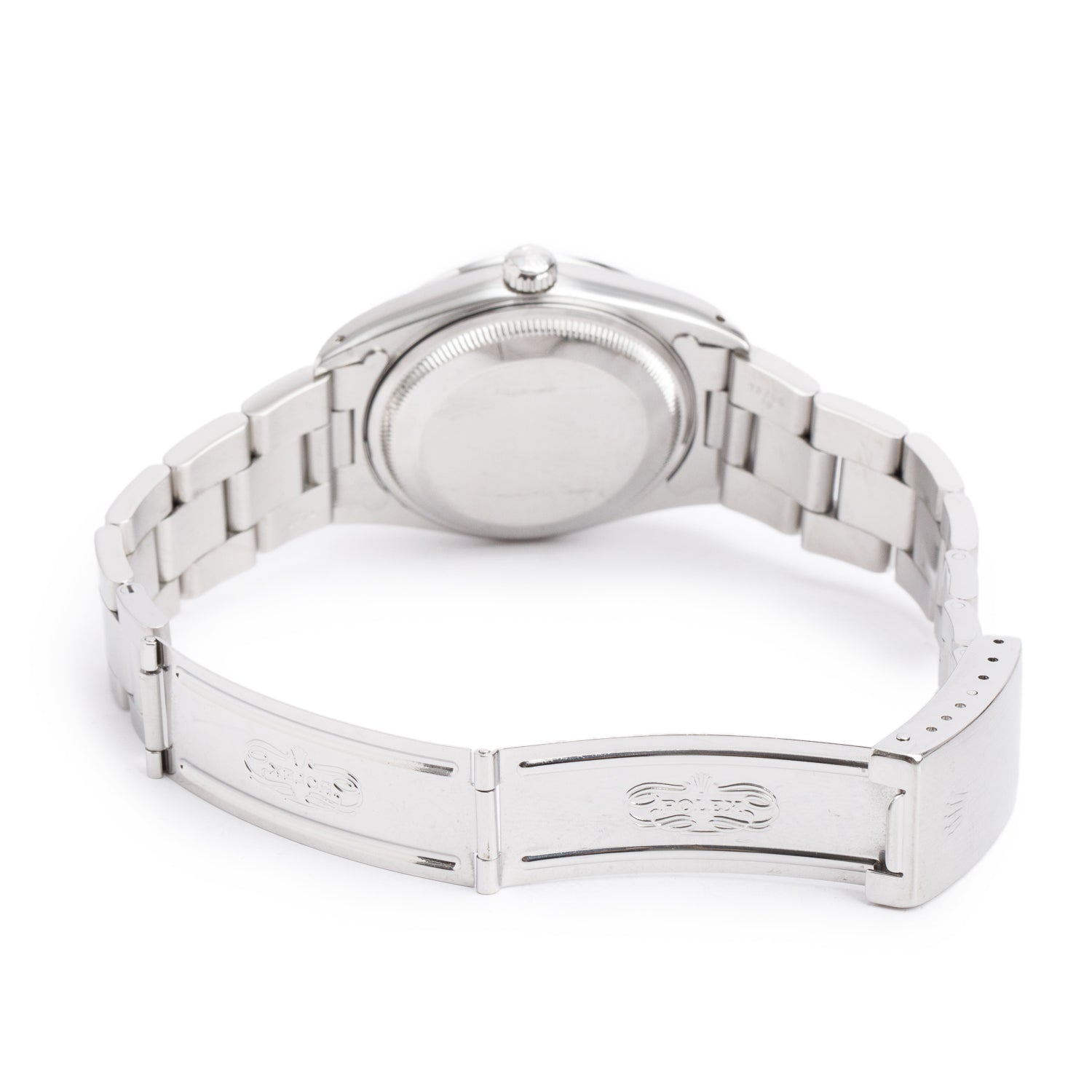 Rolex Stainless Steel Oyster Perpetual Date 34 MM Watch White Dial 15200 w/ Box