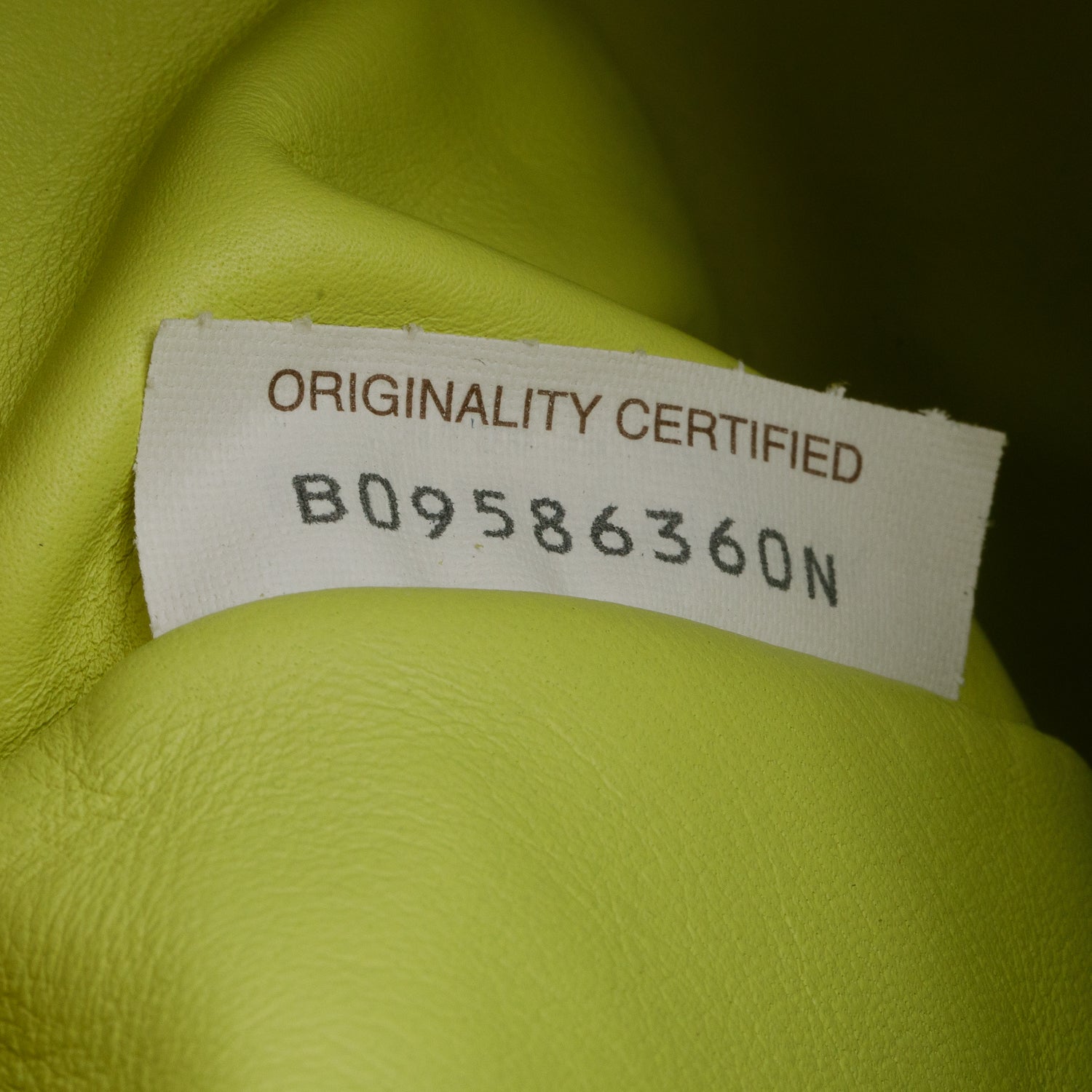 Bottega Veneta Green Nappa Leather The Chain Pouch