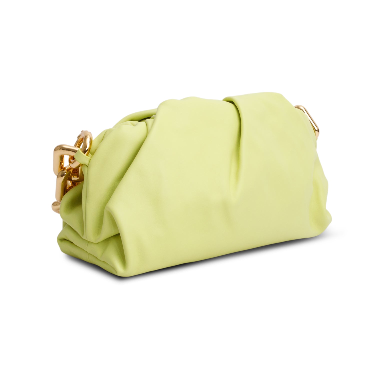 Bottega Veneta Green Nappa Leather The Chain Pouch
