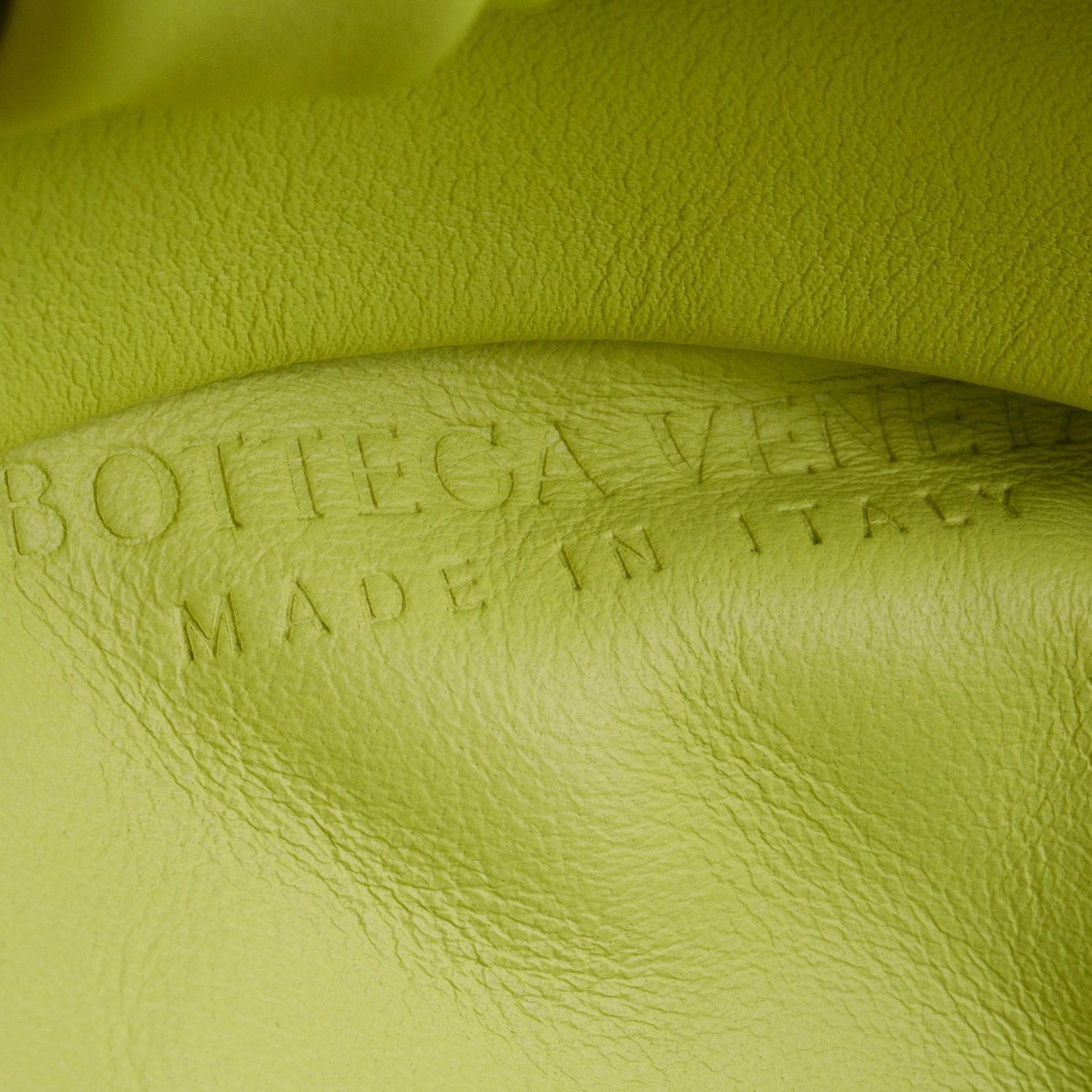 Bottega Veneta Green Nappa Leather The Chain Pouch