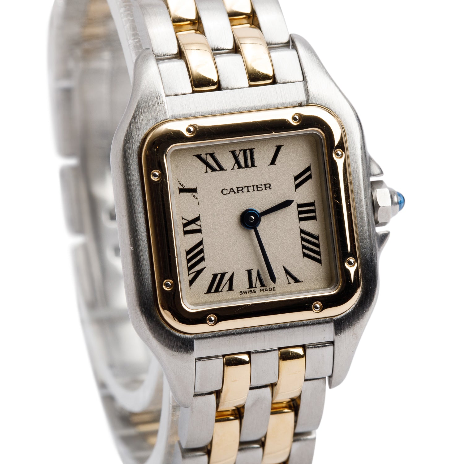 Cartier Stainless Steel & 18k Yellow Gold Panthere de Cartier Watch, Small Model, White Dial 1120