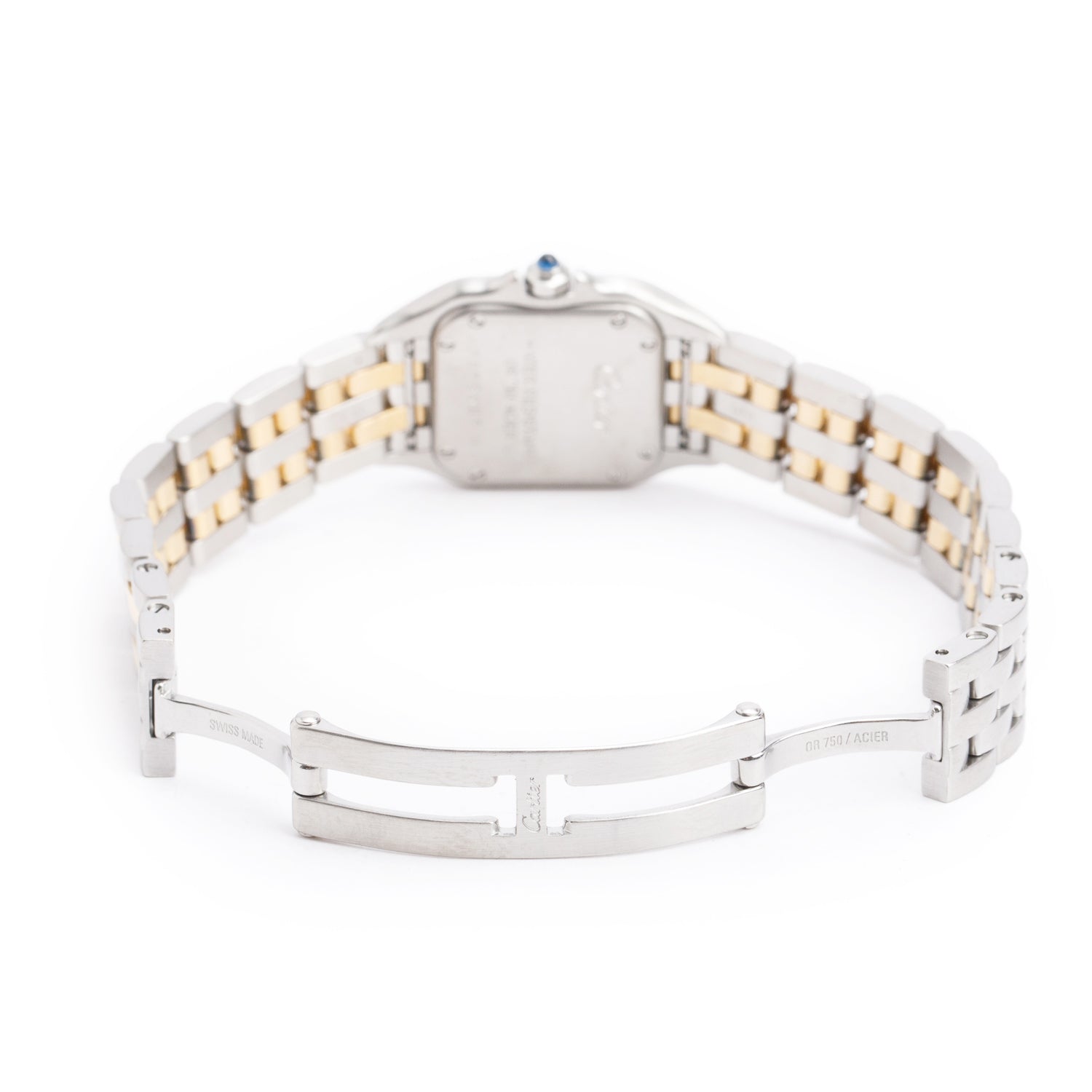 Cartier Stainless Steel & 18k Yellow Gold Panthere de Cartier Watch, Small Model, White Dial 1120