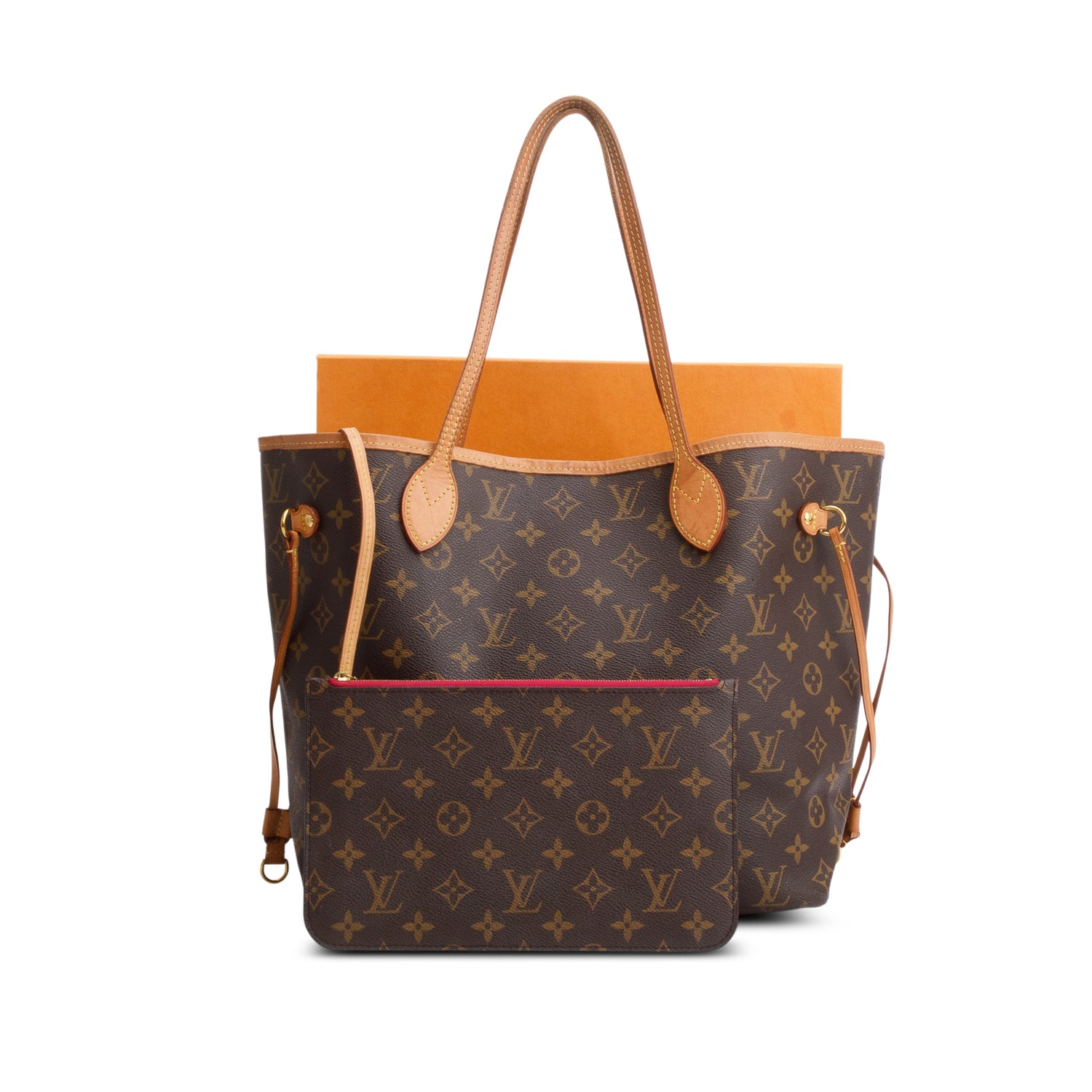 Louis Vuitton Monogram Neverfull MM w/ Pouch & Box