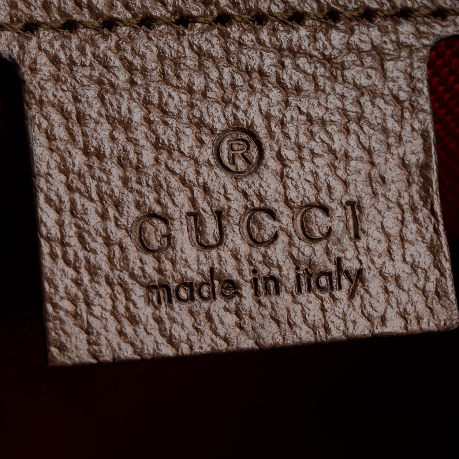 Gucci GG Supreme Monogram Textured Dollar Calfskin Soft Trunk Messenger Bag