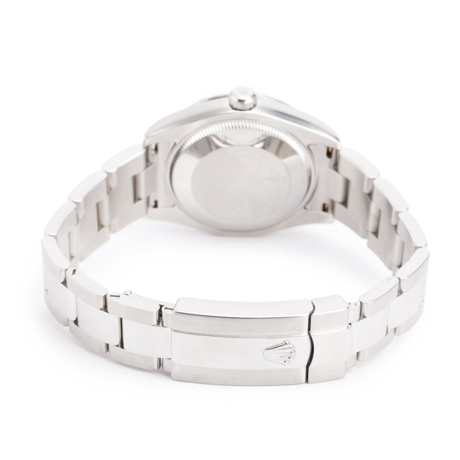 Rolex Stainless Steel Diamond Bezel Datejust 31 MM Automatic Watch Brown Diamond Dial 178344 w/ Box & Papers