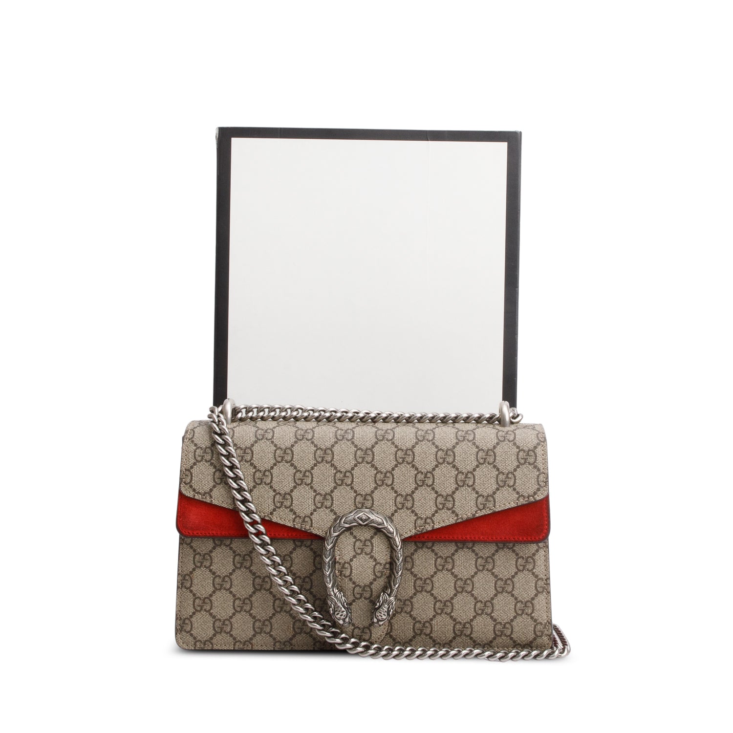 Gucci GG Supreme Monogram Small Dionysus Shoulder Bag w/ Box
