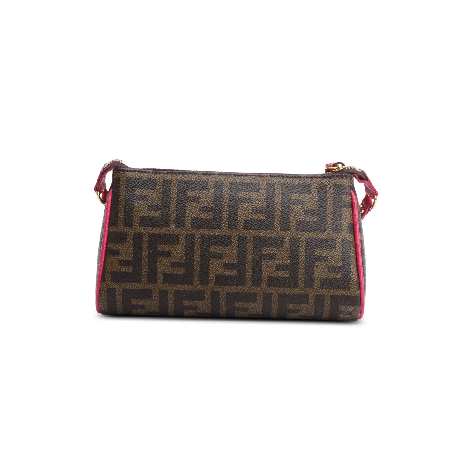 Fendi Zucca FF Canvas Crossbody Pochette w/ Box