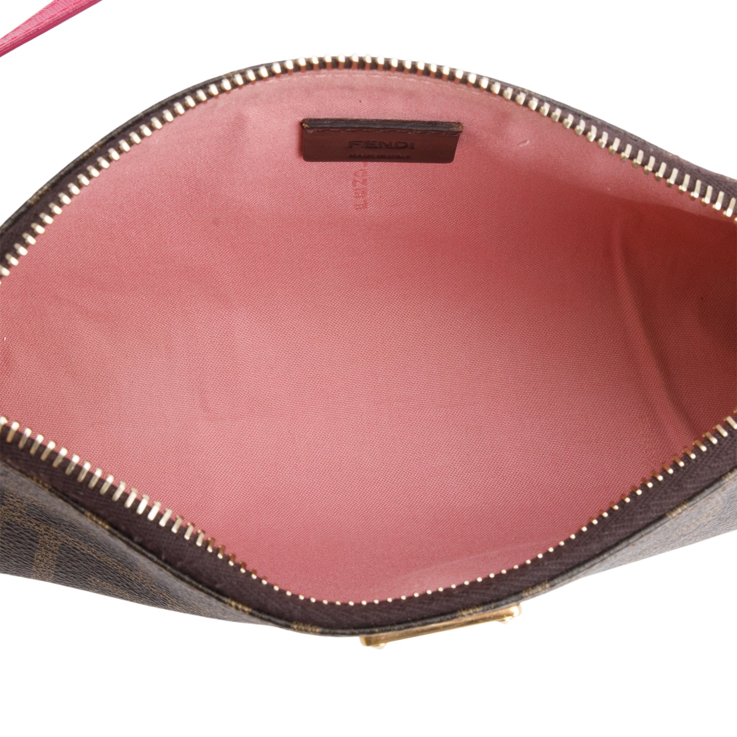 Fendi Zucca FF Canvas Crossbody Pochette w/ Box