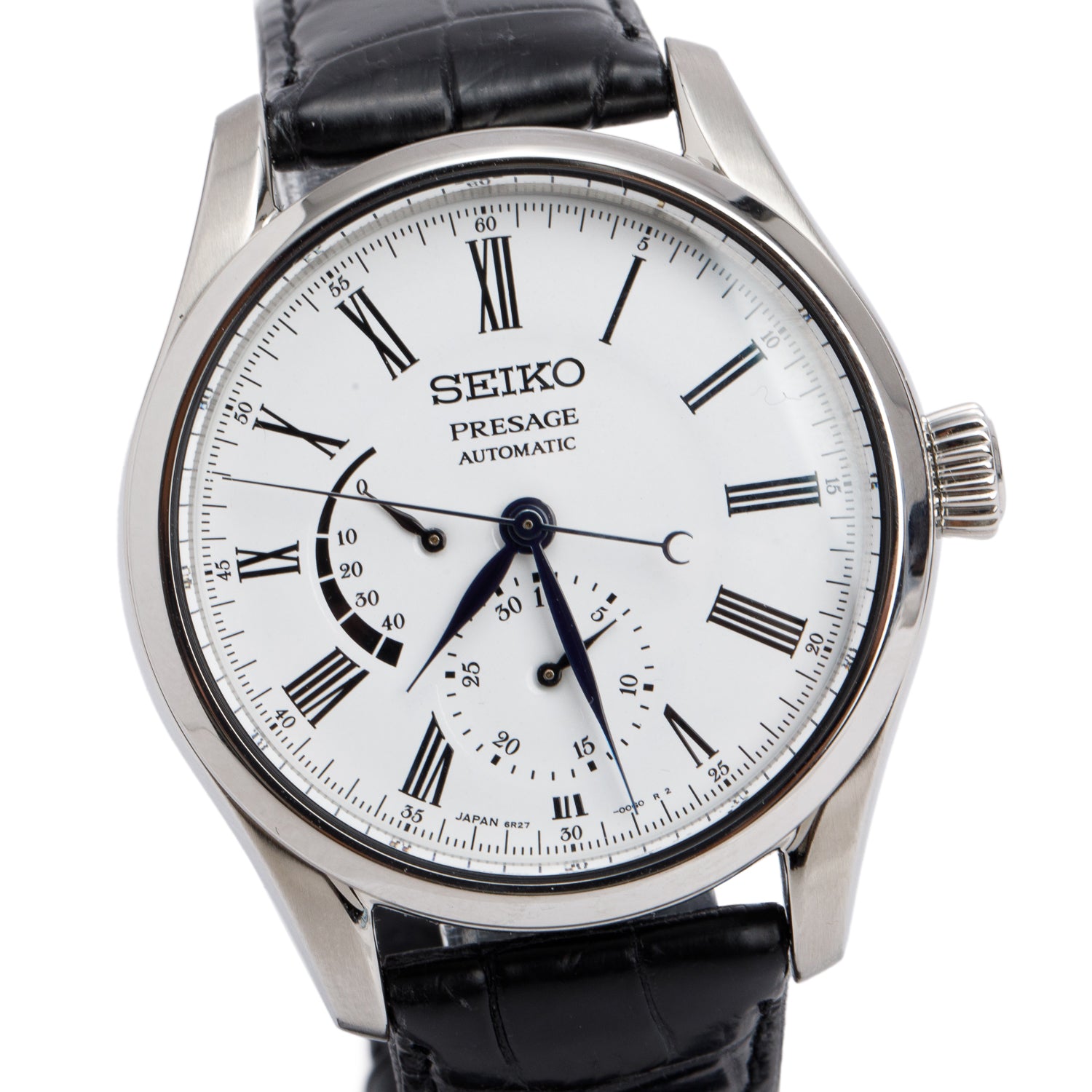 Seiko Stainless Steel Presage 40.5 MM Automatic Watch White Dial SPB045 w/ Box & Papers